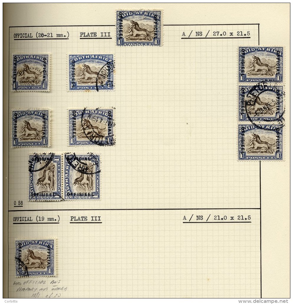DEFINITIVES Specialised Collection Of Good To VFU Housed In A Spring Back Album (over 1200 Stamps) Incl. 6d Orange Tree - Sonstige & Ohne Zuordnung