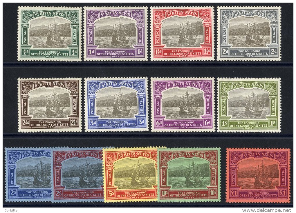 1923 Tercentenary Set, Fine M, SG.48/60. (13) Cat. &pound;1200 - Sonstige & Ohne Zuordnung