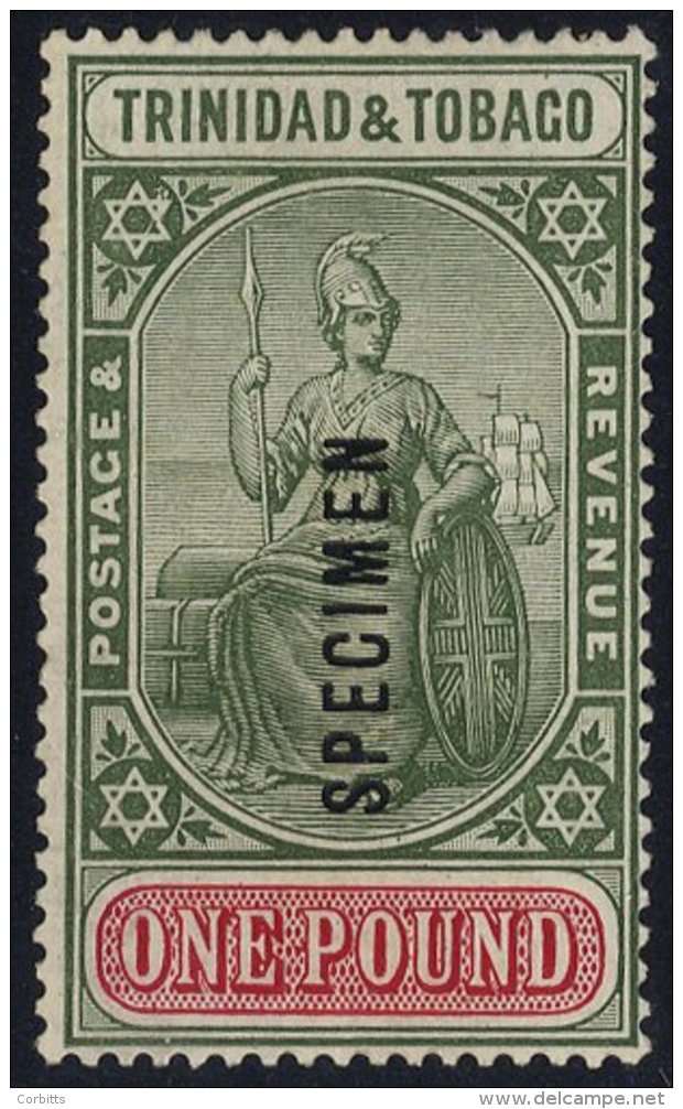 1921-22 &pound;1 Green &amp; Carmine, Fine, Optd SPECIMEN, SG.215s. (1) - Sonstige & Ohne Zuordnung