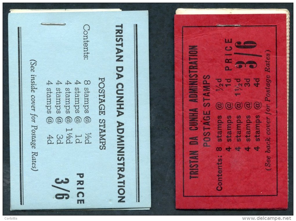1957 3/6d Stamp Booklets (2) SG.SB1 &amp; 1958 SG.SB2, Scarce. - Sonstige & Ohne Zuordnung