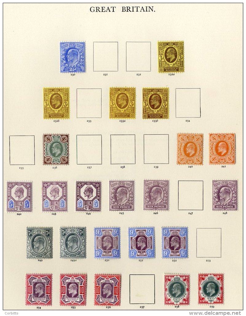 1902-1979 M Collection Housed In A Windsor Album Incl. Useful KEVII DLR &frac12;d (4), 1d (2), 1&frac12;d, 2d, 2&frac12; - Other & Unclassified