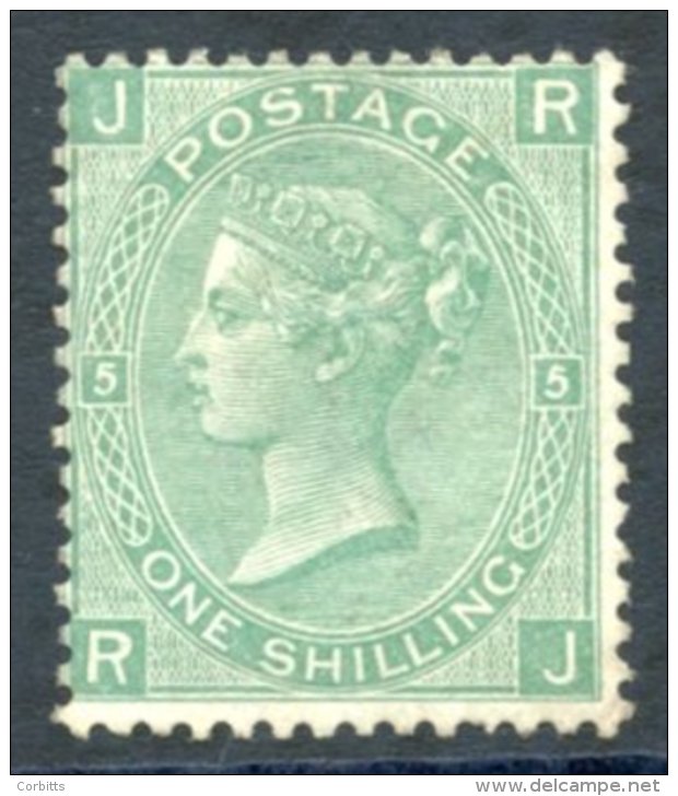 1871 Is Green, Pl.5 M Example, SG.117, Cat. &pound;800 - Other & Unclassified