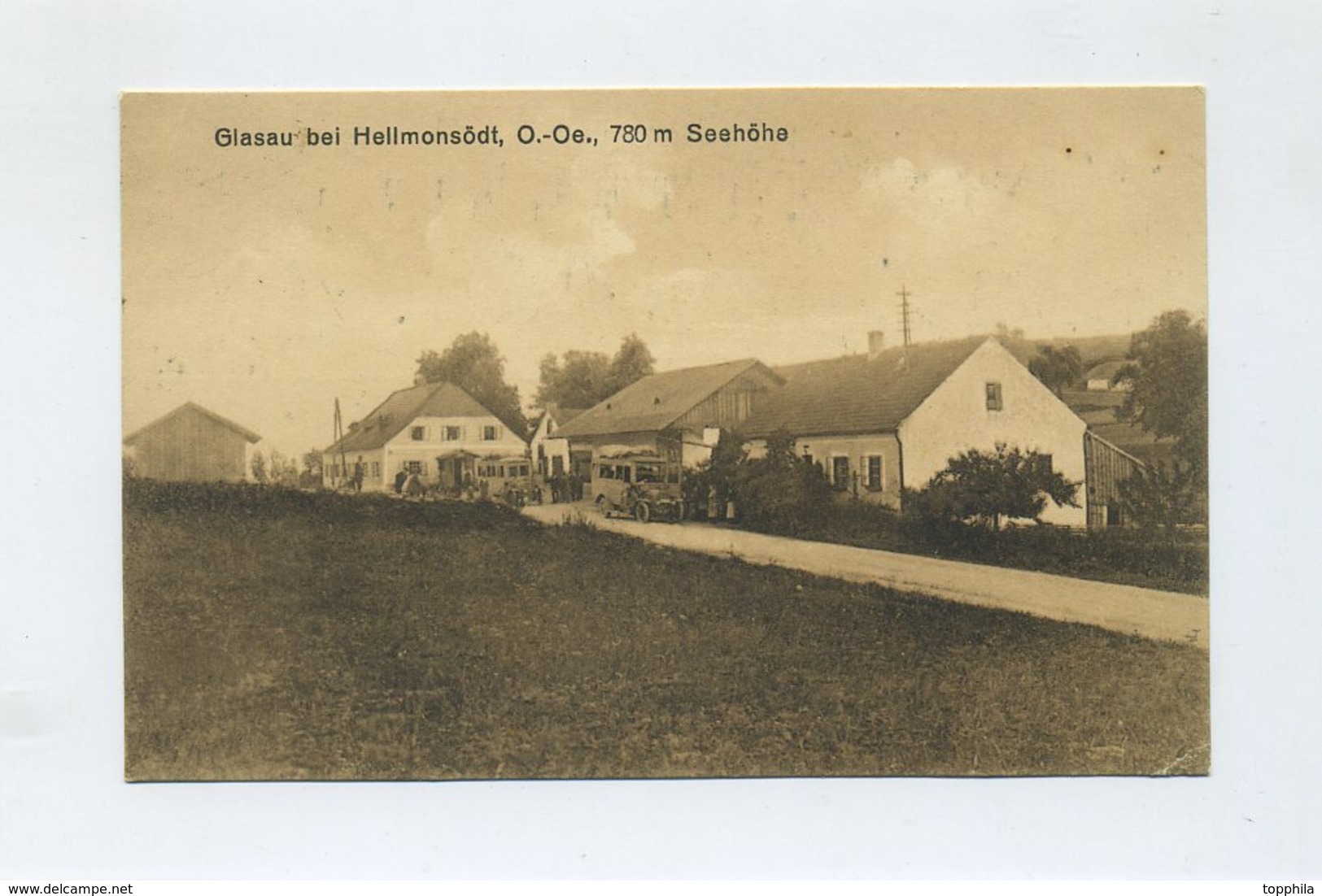 1929 Österreich  Photokarte Glasau Bei Hellmonsödt Oberösterreich Echt Gelaufen - Ried Im Innkreis