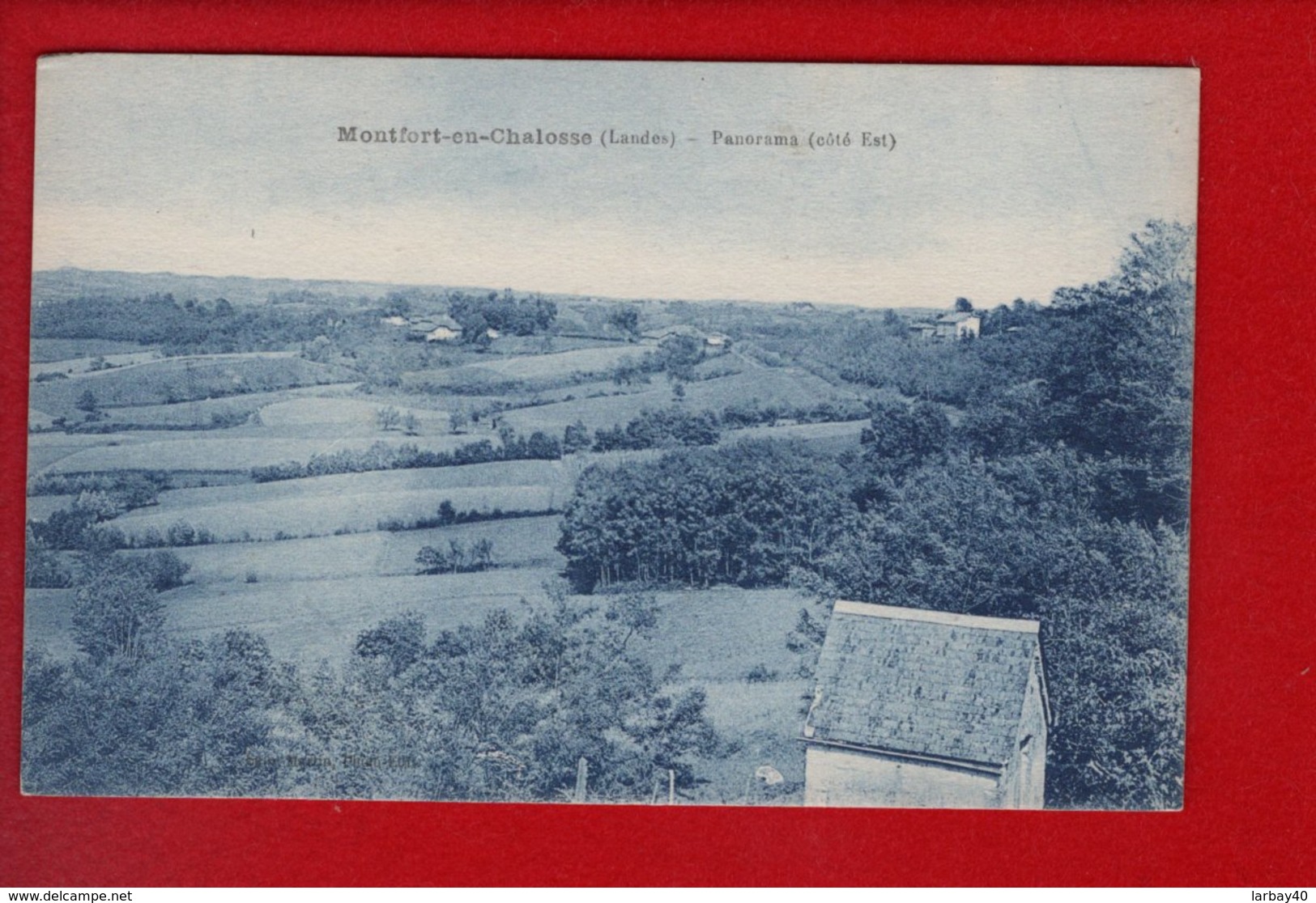 1 Cpa Carte Postale Ancienne - 40 Montfort En Chalosse Panorama Cote Est - Montfort En Chalosse