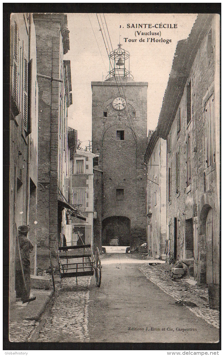 DD1062 - SAINT CÉCILE (VAUCLUSE) - TOUR DE L'HORLOGE - Altri & Non Classificati