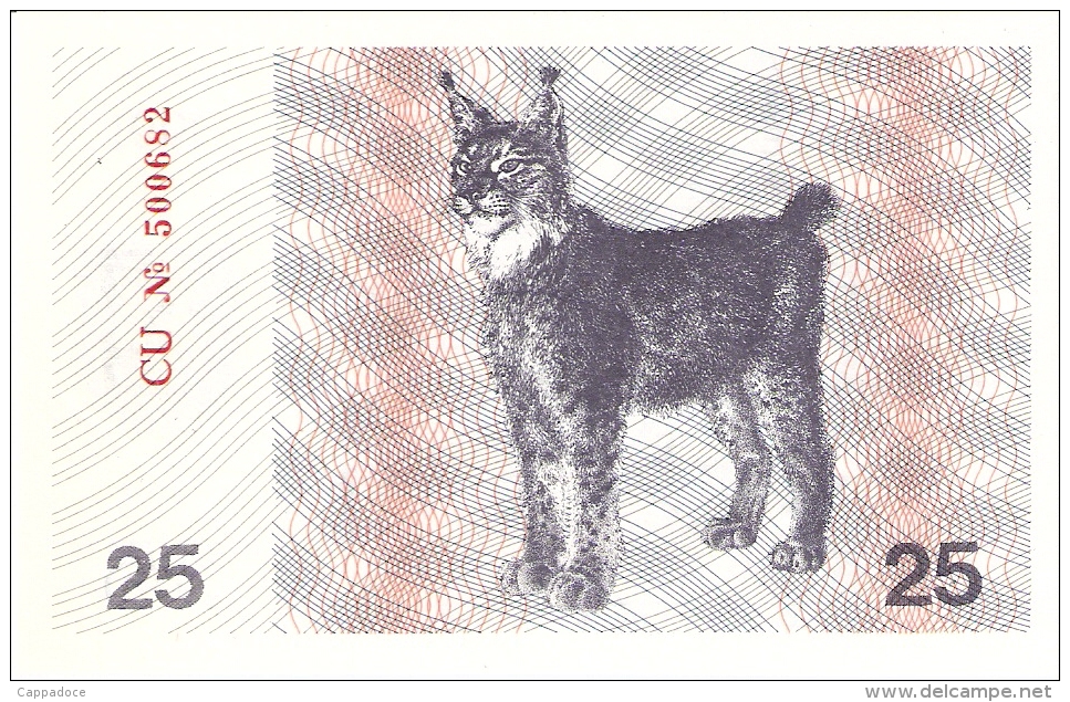 LITUANIE   25 (Talonas)   1991   P. 36b   UNC - Lituanie