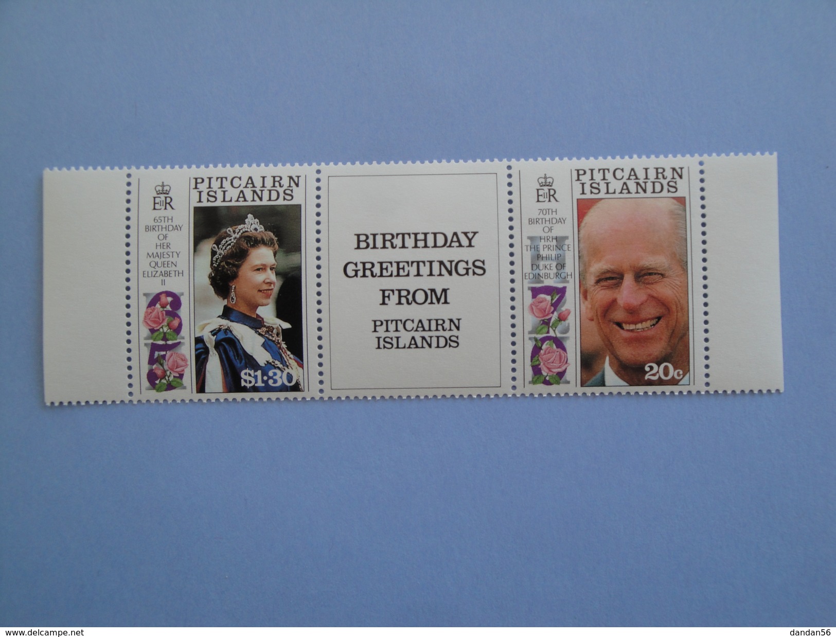 1991 Pitcairn  Royal Birthday Yvert 370/1 ** Scott 348/9  Michel  381/2  SG  399/400 - Pitcairn