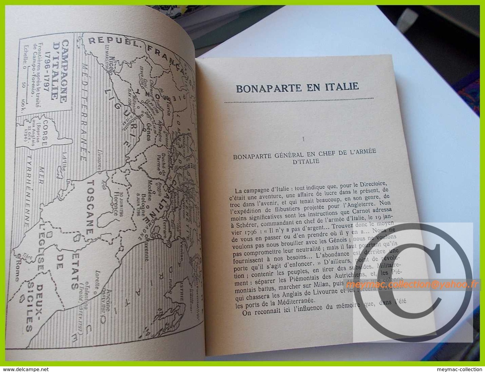 FLAMMARION A. SOREL BONAPARTE EN ITALIE Arcole Mondovi Lombardie Campo Formio Milan Napoleon - Storia