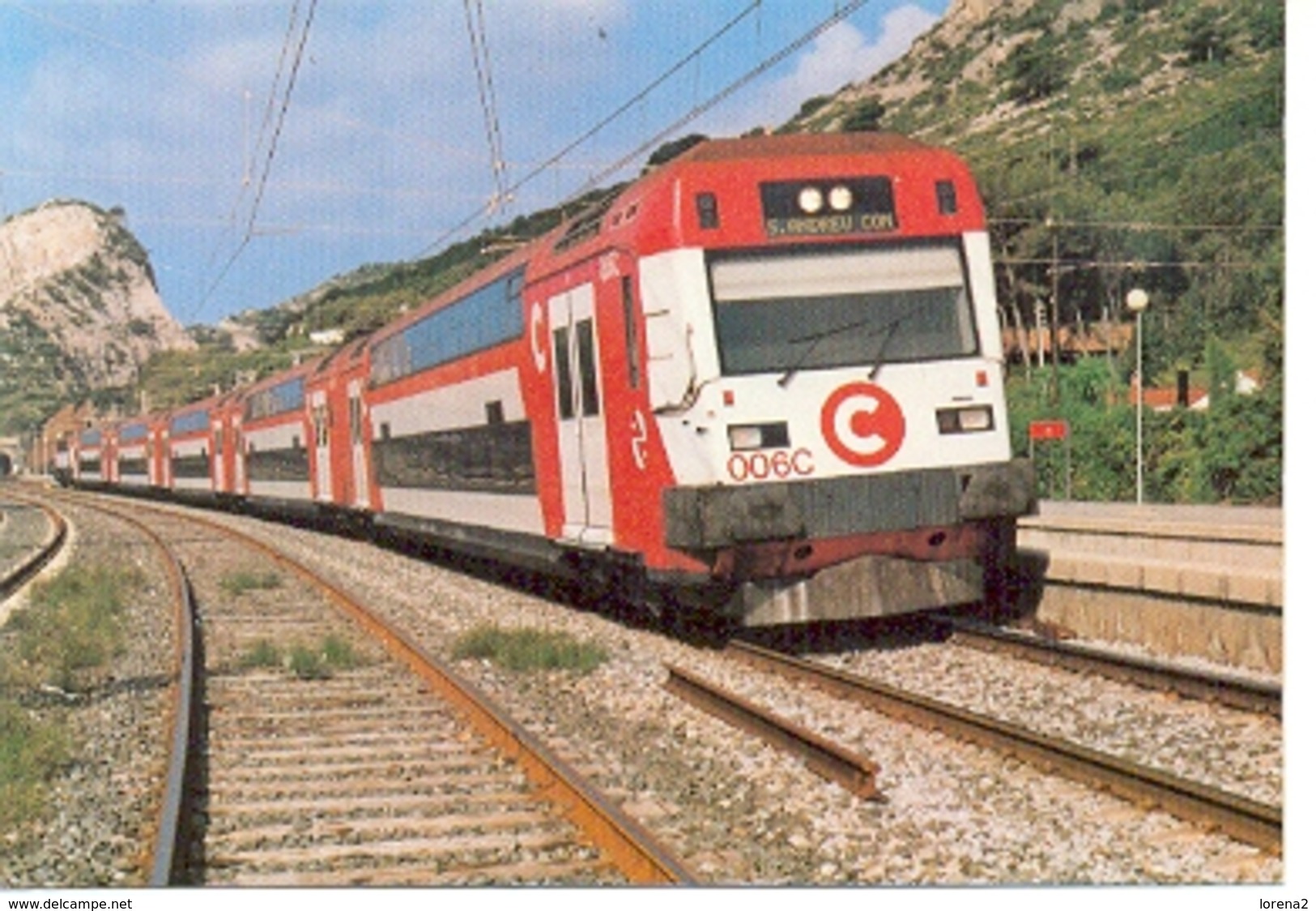 Postal Unidad De Tren Serie 450. Estacion Garraf (ref. 7f-1663) - Trenes