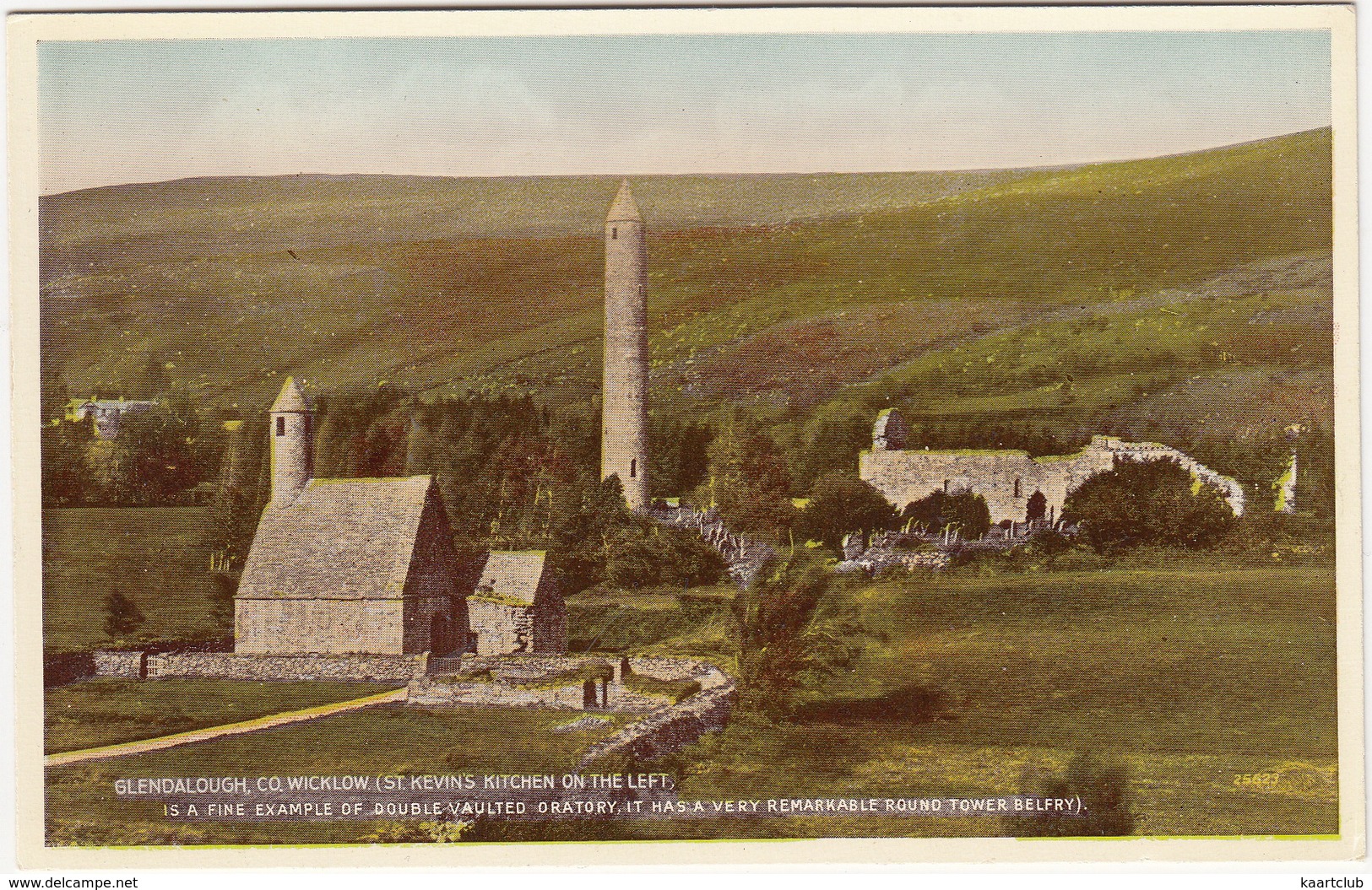 Glendalough, Co. Wicklow - (St. Kevins Kitchen On The Left) - Double Vaulted Oratory - (Ireland) - Wicklow