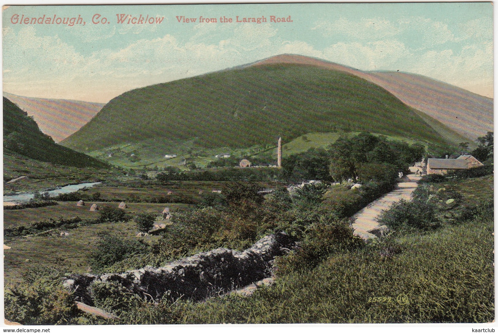 Glendalough, Co. Wicklow - View From The Laragh Road - (Ireland) - Wicklow