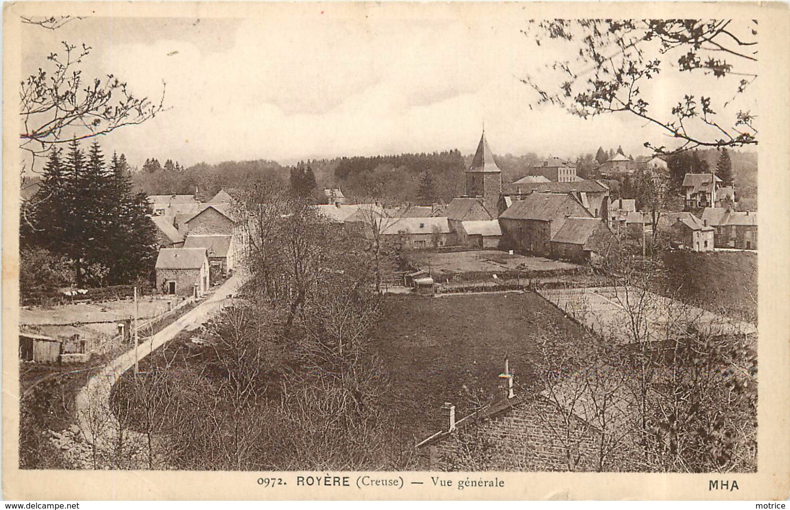 ROYERE - Vue Générale. - Royere