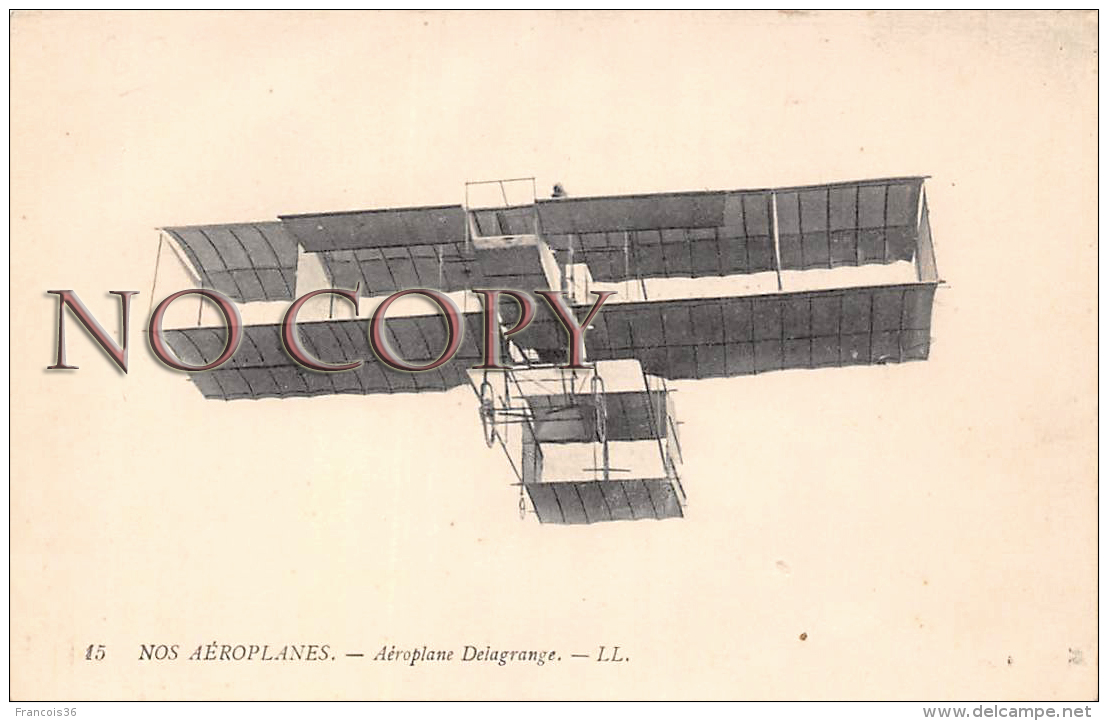 Nos Aéroplanes - Aéroplane Delagrange - Aviation - Autres & Non Classés