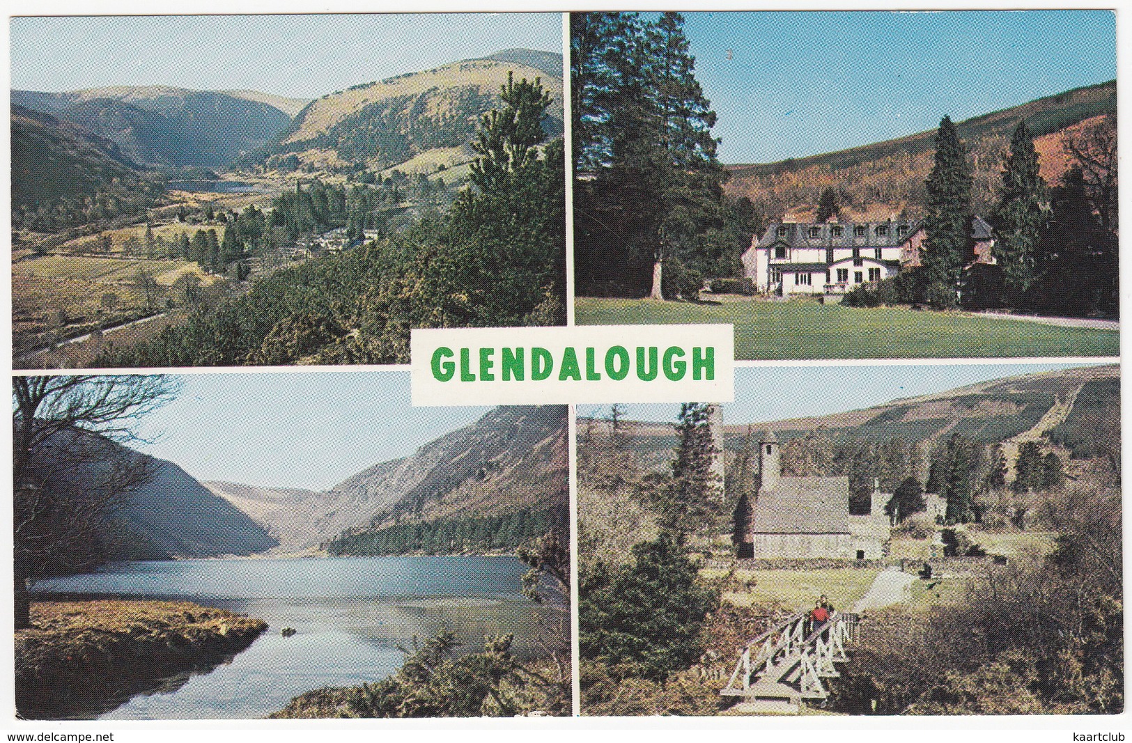 Glendalough: Upper Lake, Royal Hotel, Round Tower, St. Kevin's Church, General View -  (Wicklow, Ireland) - Wicklow