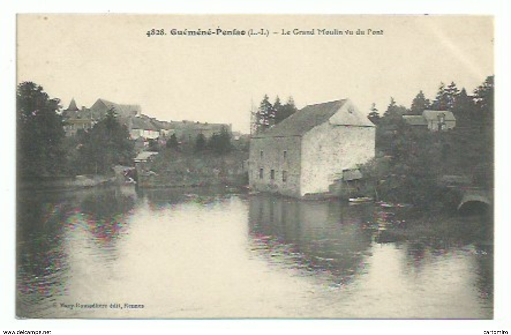 44 Guémené-Penfao - Le Grand Moulin Vu Du Pont - Guémené-Penfao