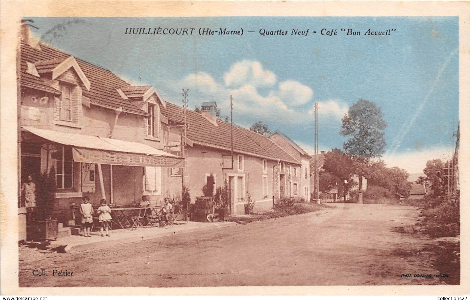 52-HUILLIECOURT- QUARTIER NEUF, " CAFE  BON ACCUEIL " - Autres & Non Classés