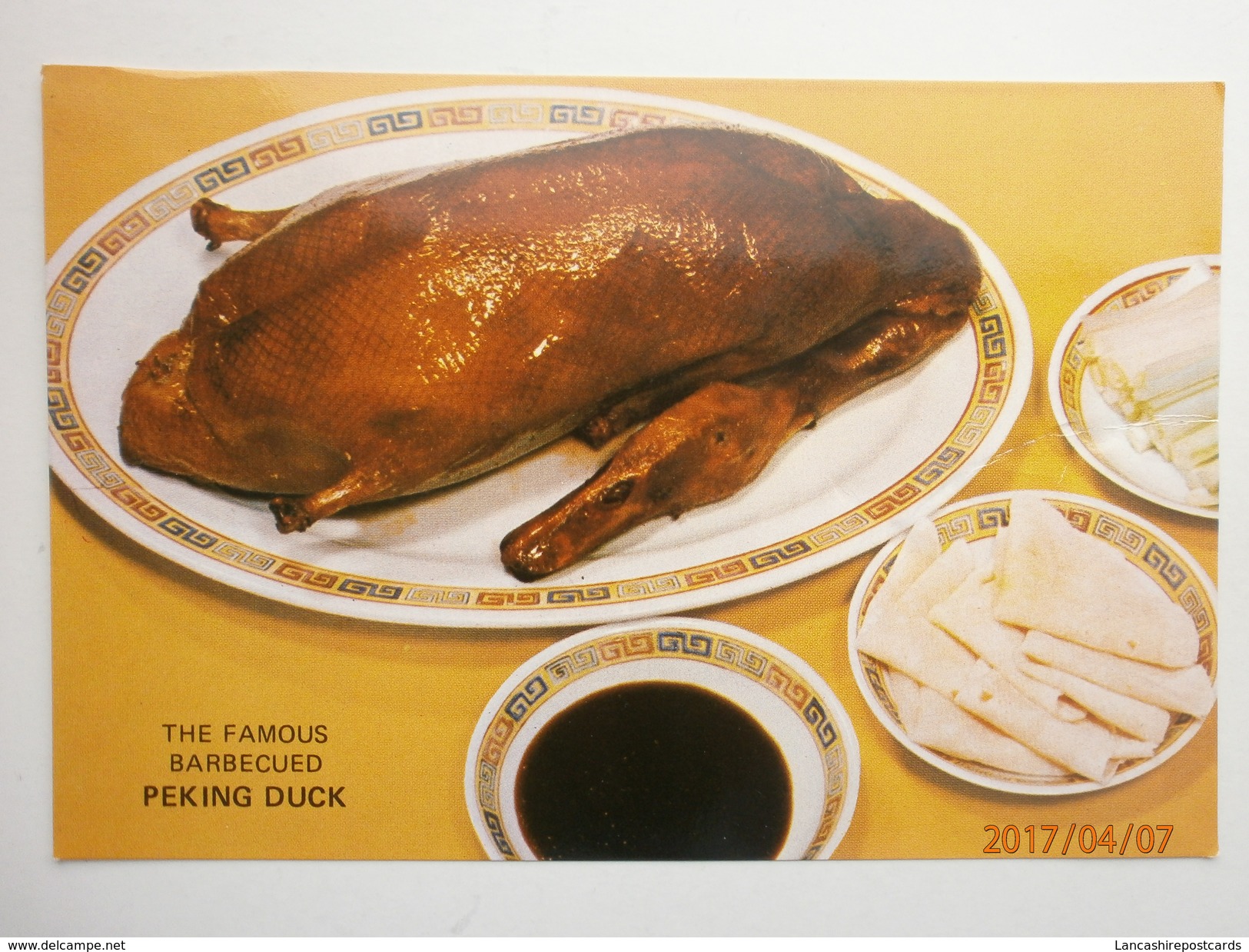 Postcard The Spring Deer Restaurant 42 Mody Road Kowloon Hong Kong China Barbecued Peking Duck  My Ref B2917 - China (Hong Kong)