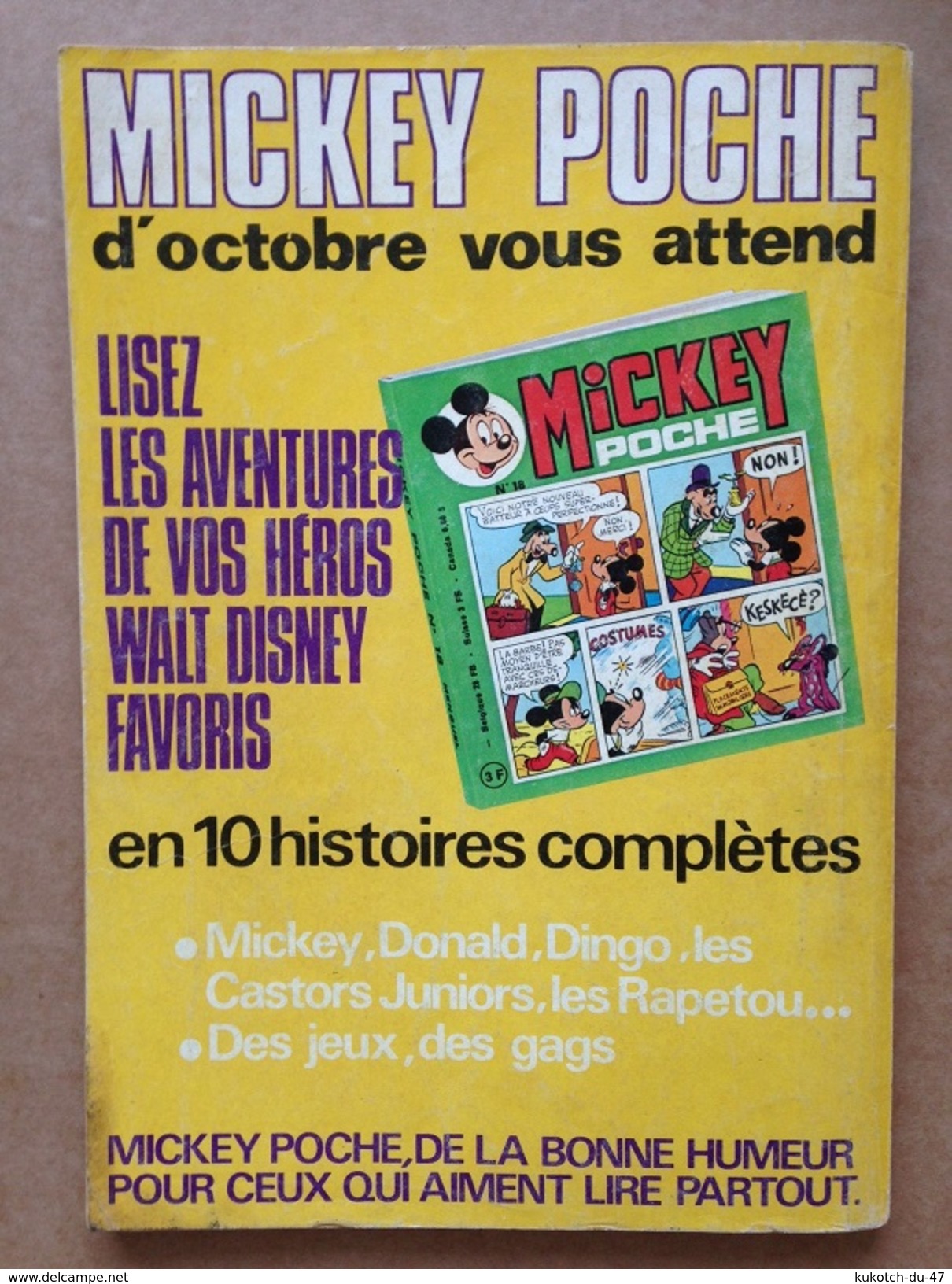 Disney - Picsou Magazine - Année 1975 - N°44 - Picsou Magazine