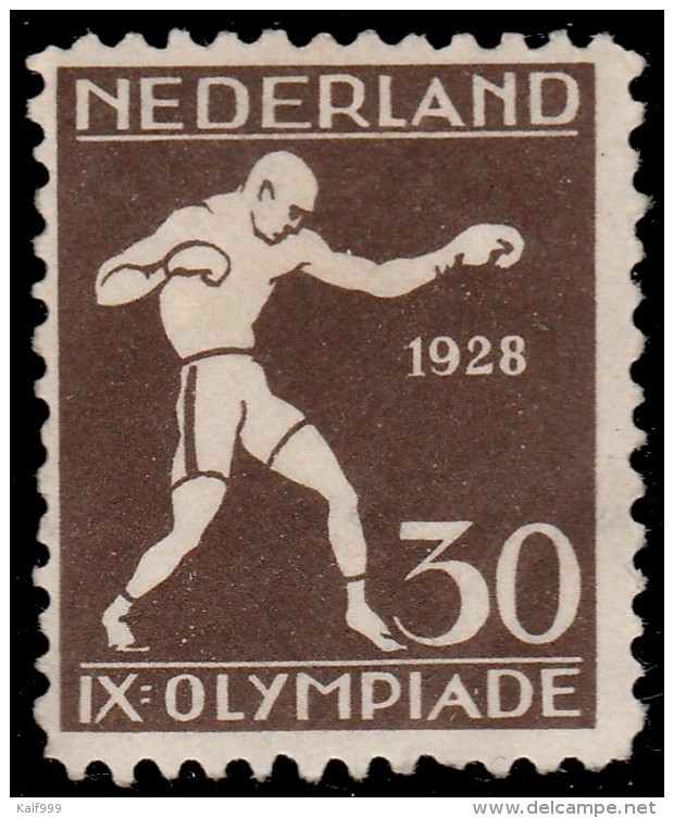 ~~~ Nederland Netherlands 1928 - Boxing Olympiade - NVPH 219 * MH [N10007] ~~~ - Ongebruikt