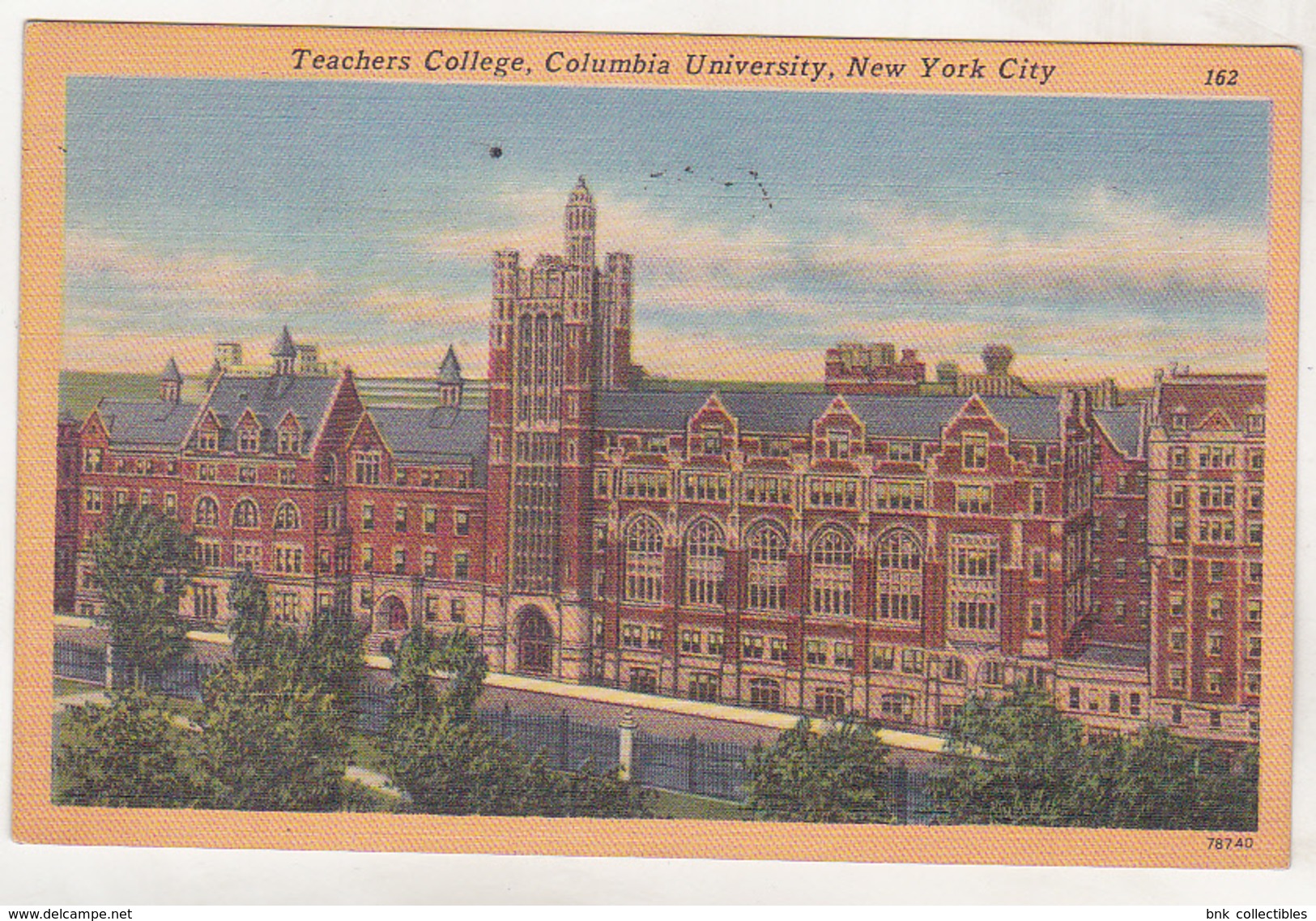 USA Circulated Postcard To Romania - 1962 - Teachers College , Columbia University - Education, Schools And Universities