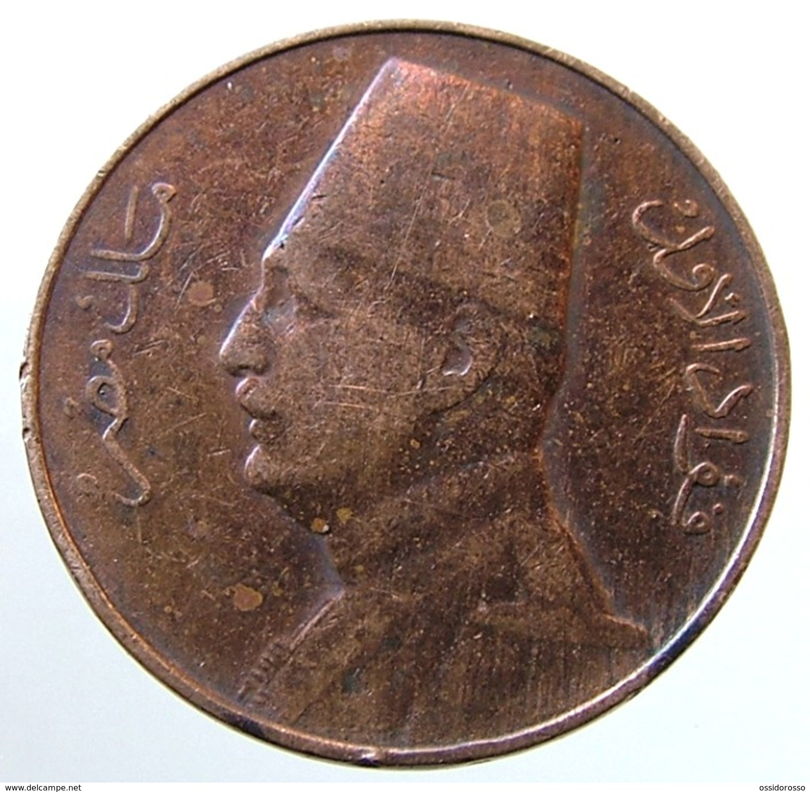 1935 - Egypt 1 Millieme -  (AH 1354) - KM# 344 - Egitto