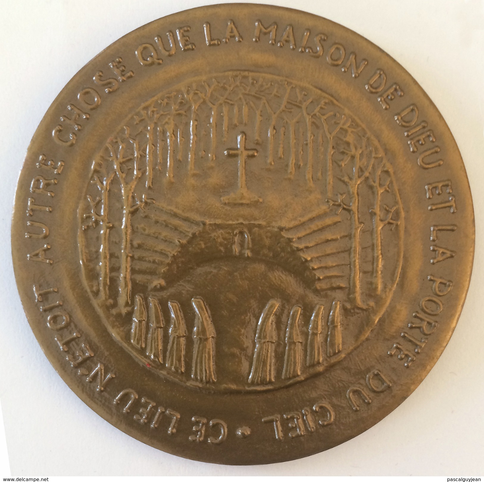 MEDAILLE BRONZE ABBAYE DE PORT ROYAL DES CHAMPS PAR LAY - Other & Unclassified