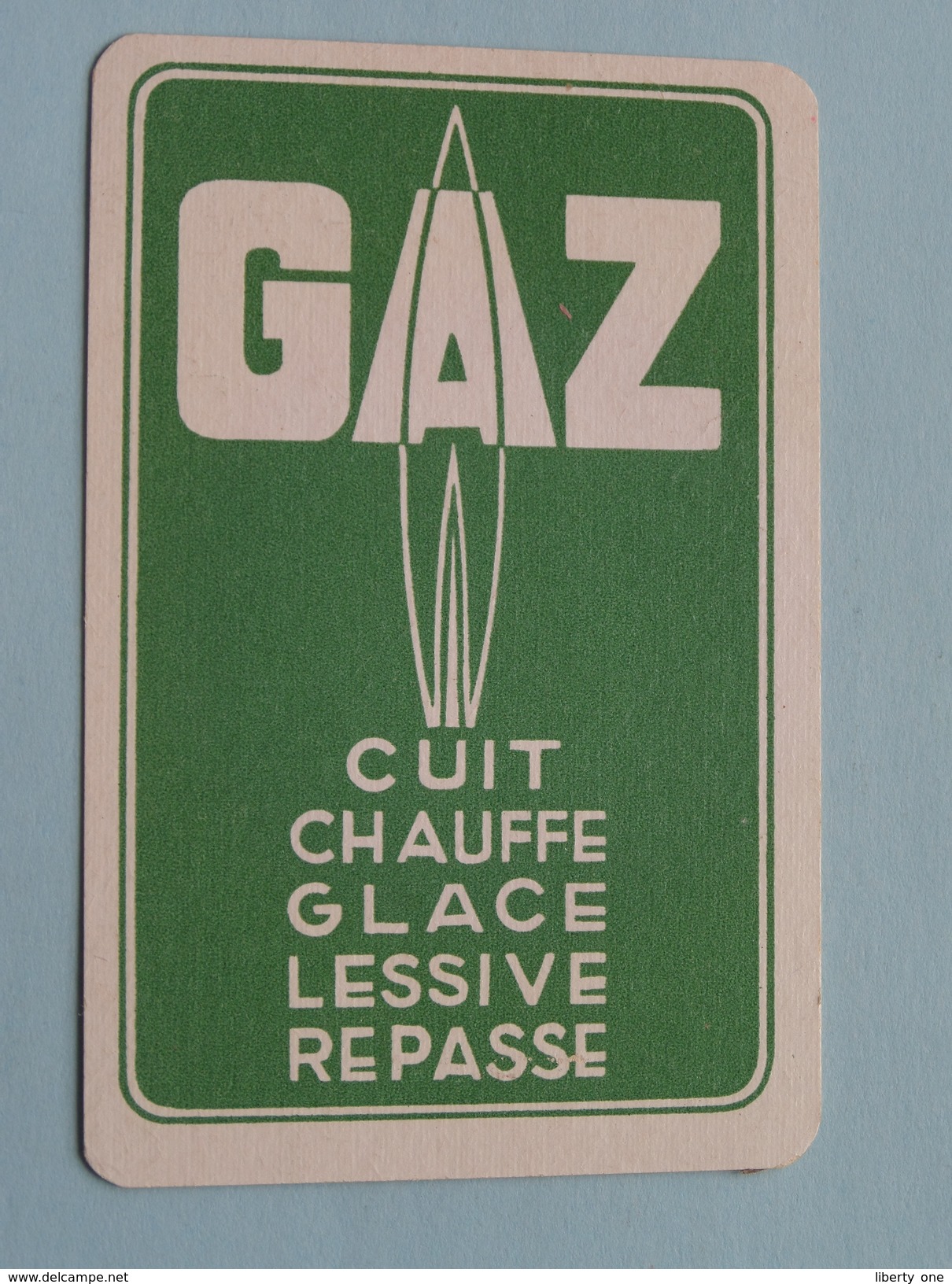 GAZ Cuit Chauffe Glace Lessive Repasse / JOKER ( Details - Zie Foto´s Voor En Achter ) !! - Cartes à Jouer Classiques