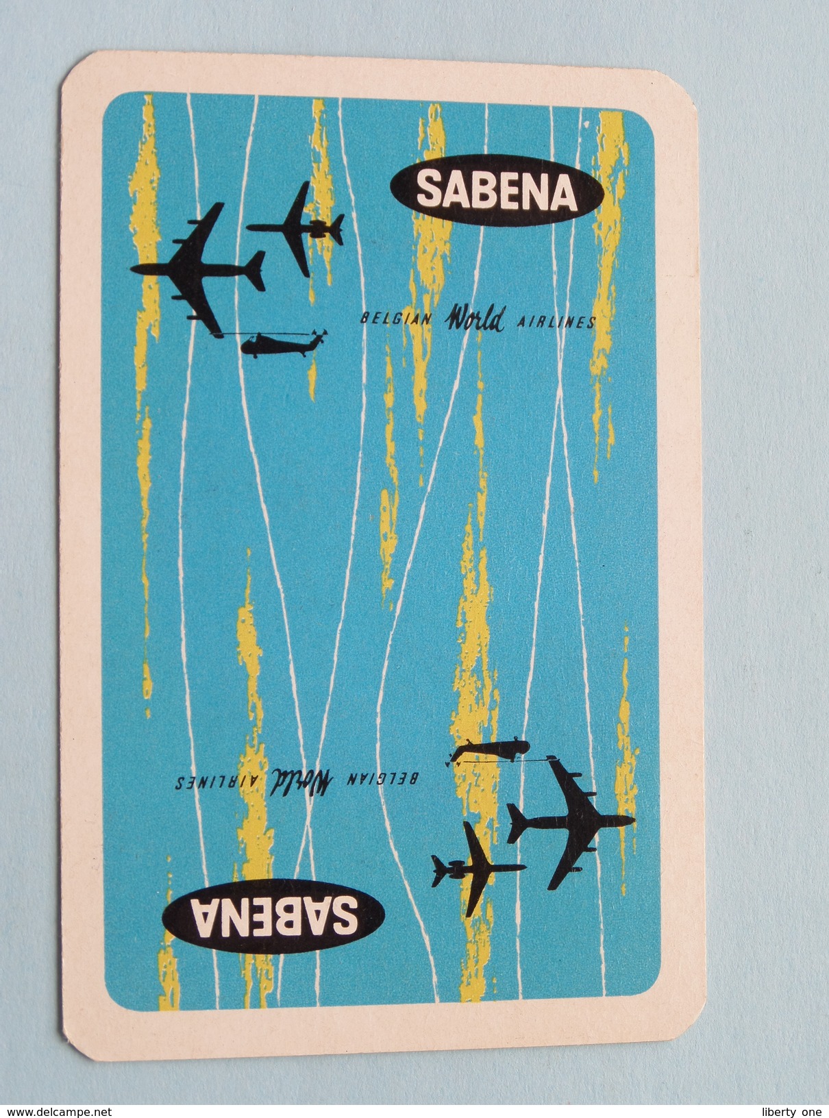 SABENA Belgian World Airlines / JOKER ( Details - Zie Foto´s Voor En Achter ) !! - Cartes à Jouer Classiques