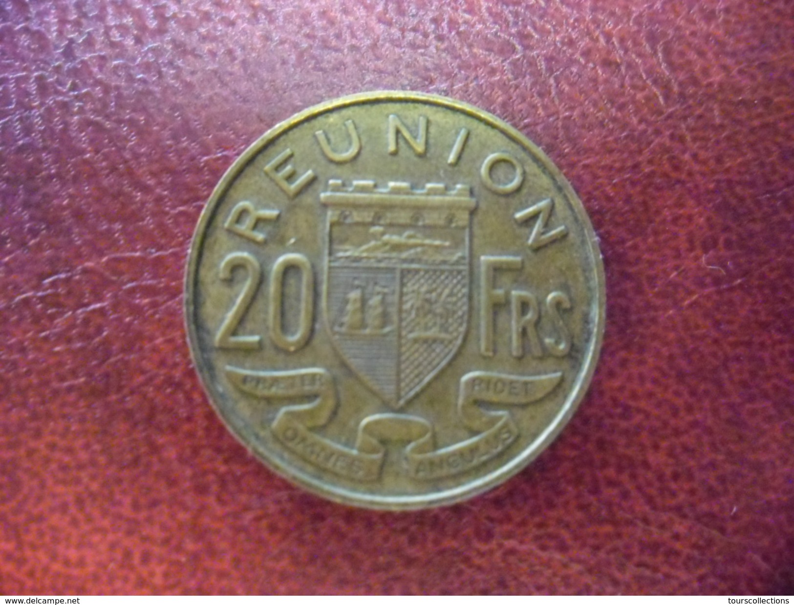 20 Francs REUNION 1955 Bronze Alu - Réunion