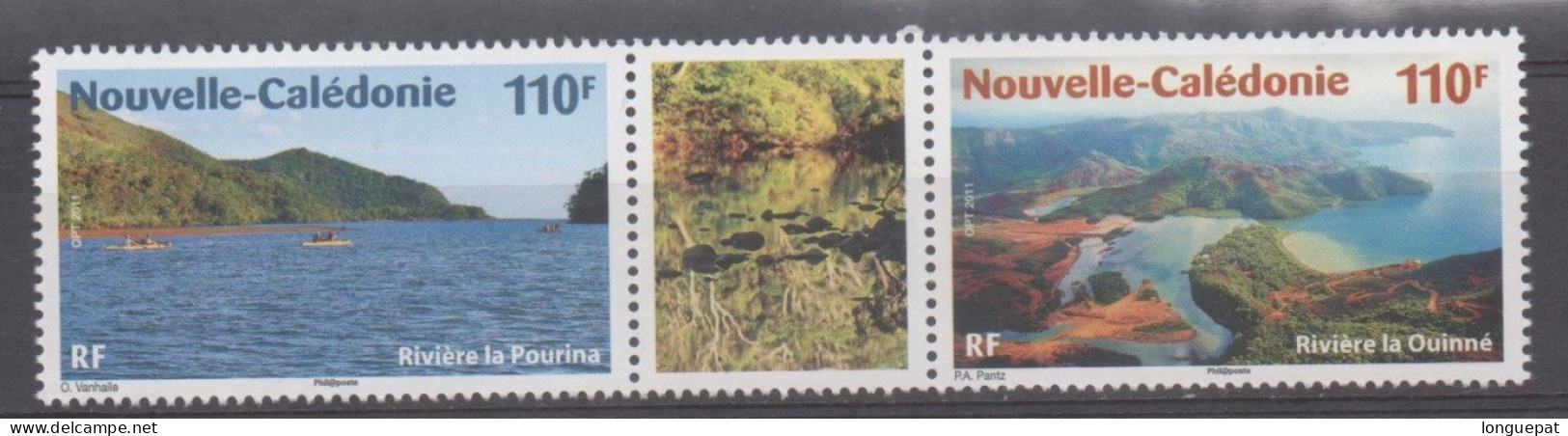 Nelle CALEDONIE -  Paysages - Sites - Rivières : La Pourrina, Rivière La Ouinné - - Unused Stamps