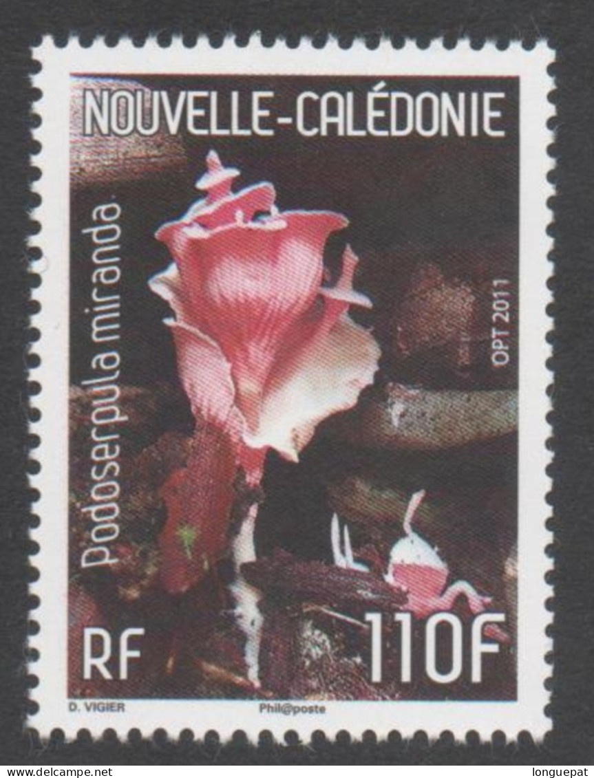 Nelle CALEDONIE -  Flore - Champignon : Podoserpula Miranda - - Unused Stamps