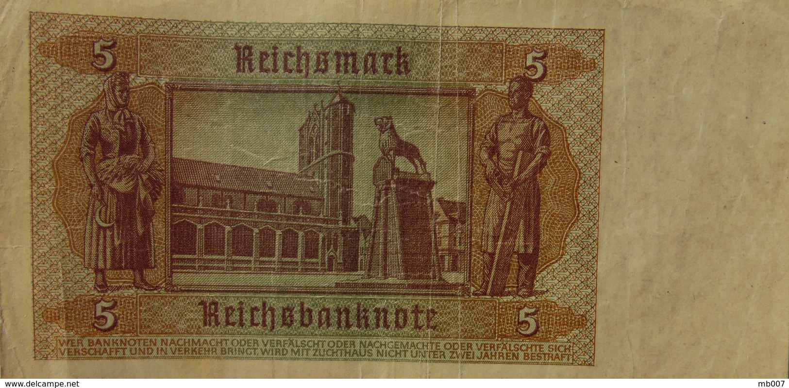 Allemagne - 5 Reichsmark - 1942 - 5 Reichsmark