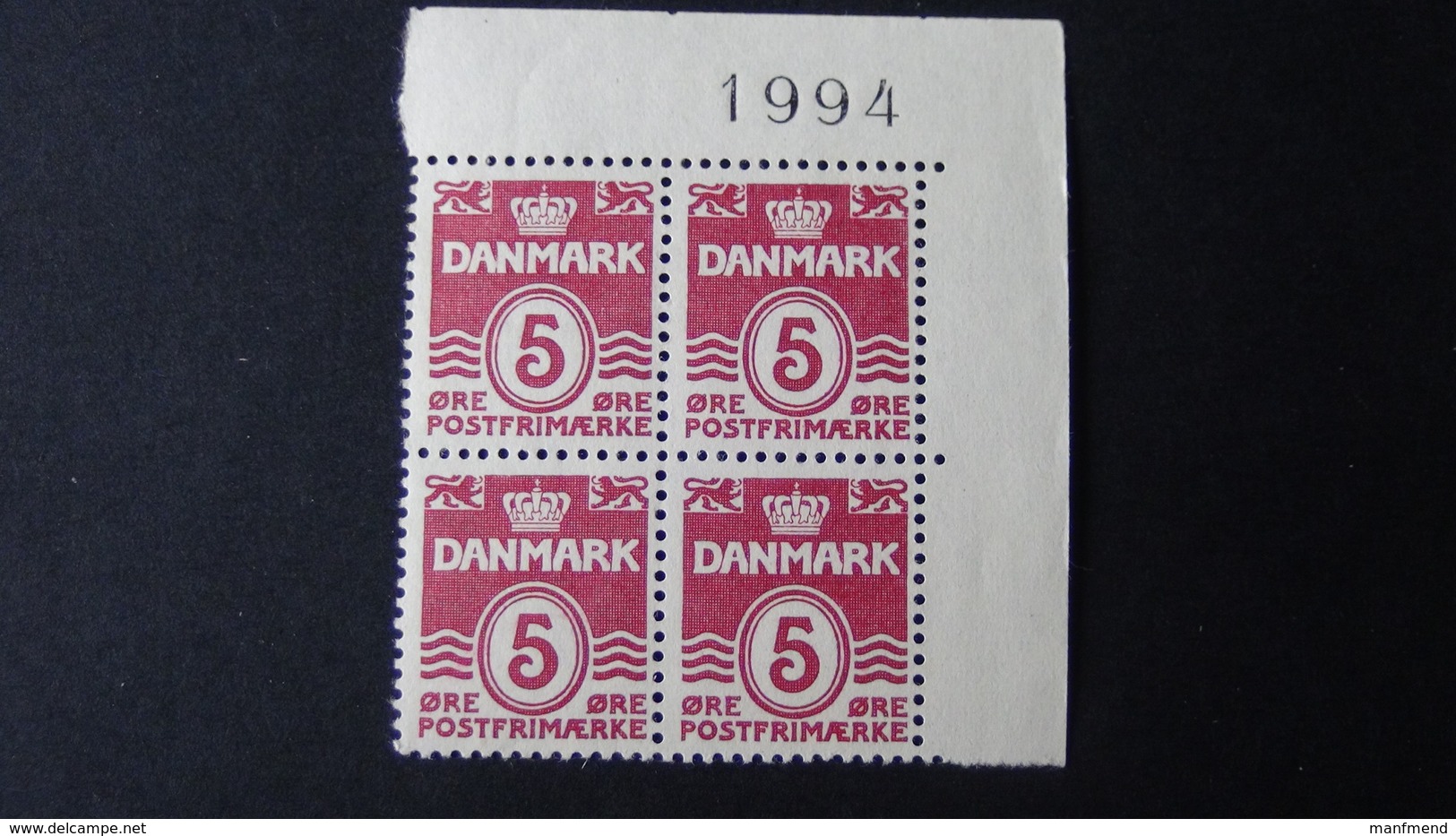 Denmark - 1938 - Mi:244**MNH 4er Bloc - Look Scan - Ungebraucht