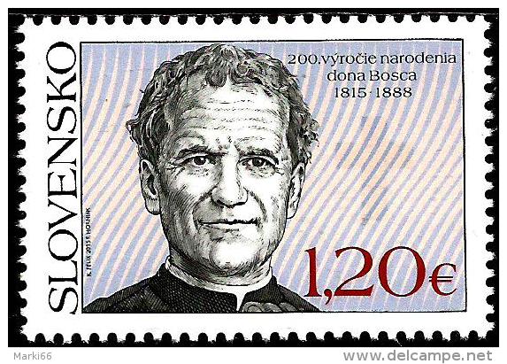 Slovakia - 2015 - 200th Birth Anniversary Of Don Bosco - Mint Stamp - Nuevos