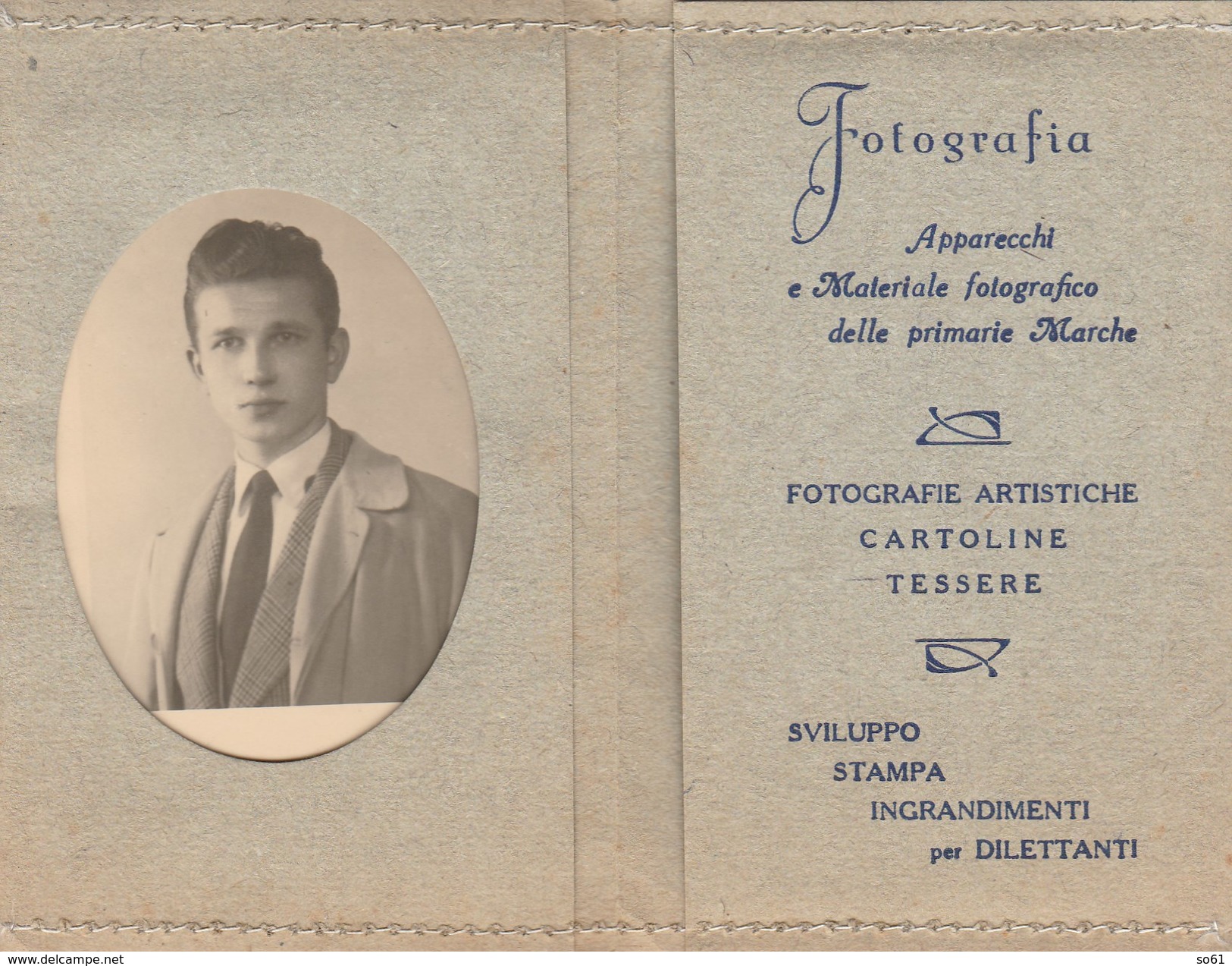 6308. Lp   Fotografia Siccardi Torino Cartoline Tessere Sviluppo Stampa - Materiale E Accessori