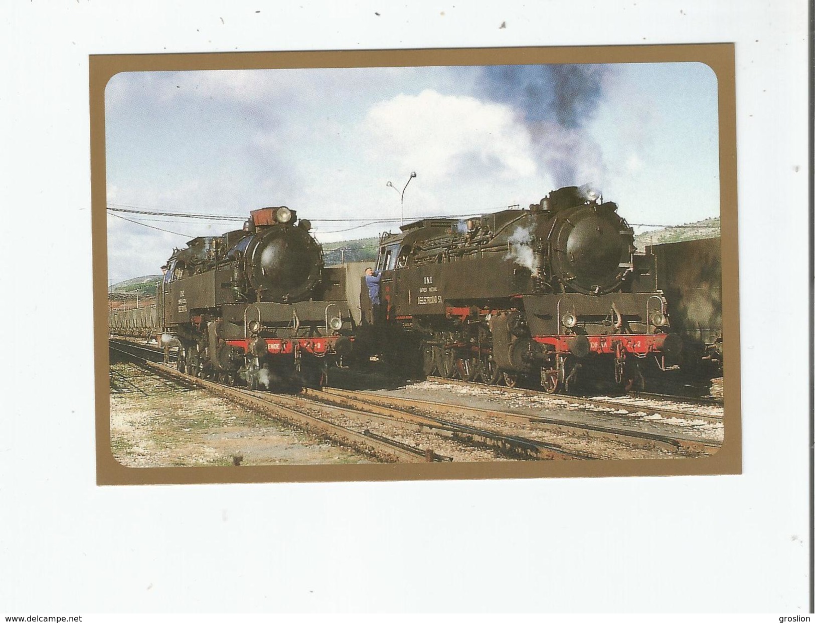 LOCOMOTORAS DE VAPOR 242 T ANDORRA Y ESCATRON CONSTRUIDAS POR JUNG EN 1953 (ANDORRA (TERUEL) ) DICIEMBRE 1988 - Teruel