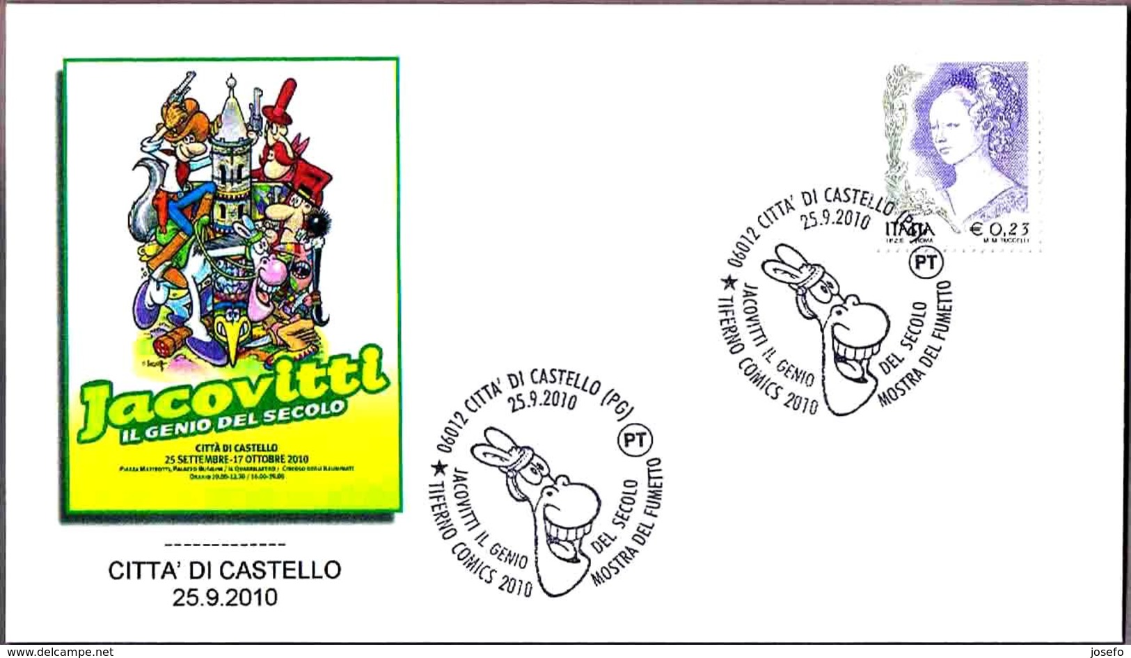 JACOVITTI EL GENIO DEL SECOLO. Citta Di Castello, Perugia, 2010 - Cómics