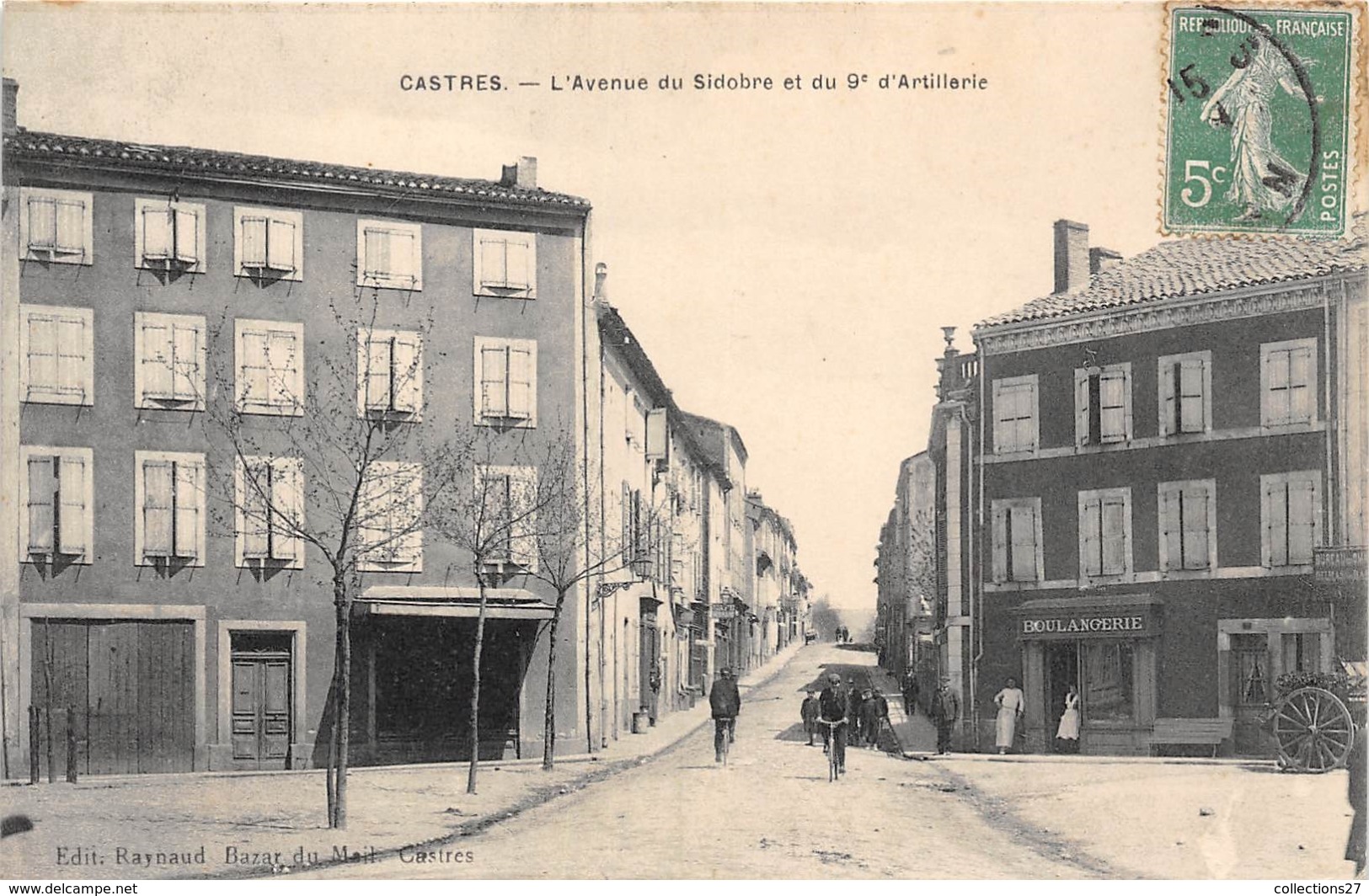 81-CASTRE- L'AVENUE DE SIDOBRE ET DU 9e D'ARTILLERIE - Castres