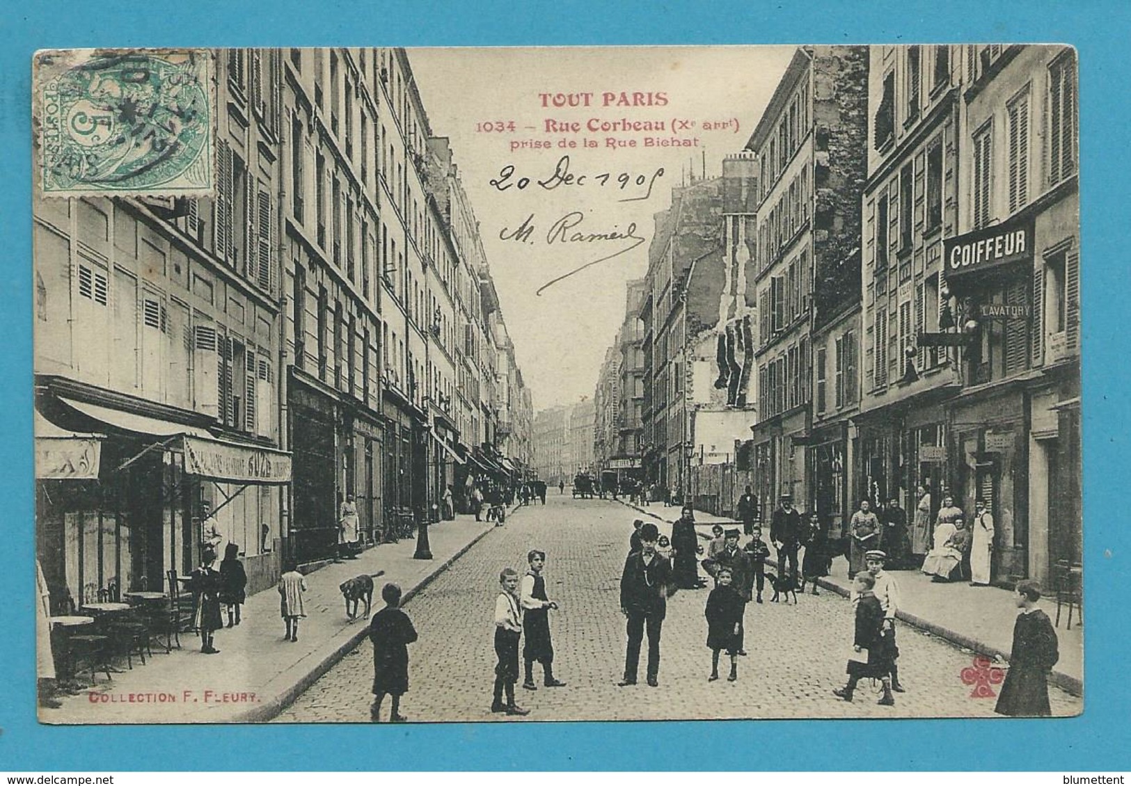 CPA 1034 TOUT PARIS - Rue Corbeau Prise De La Rue Bichat (Xème Arrt.) - Distrito: 10