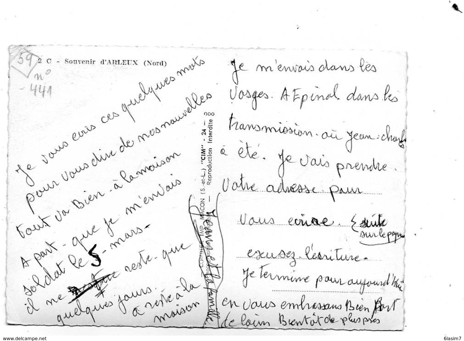 CPSM - ARLEUX (59) - Carte Multi-Vues Dans Les Années 60 - Arleux