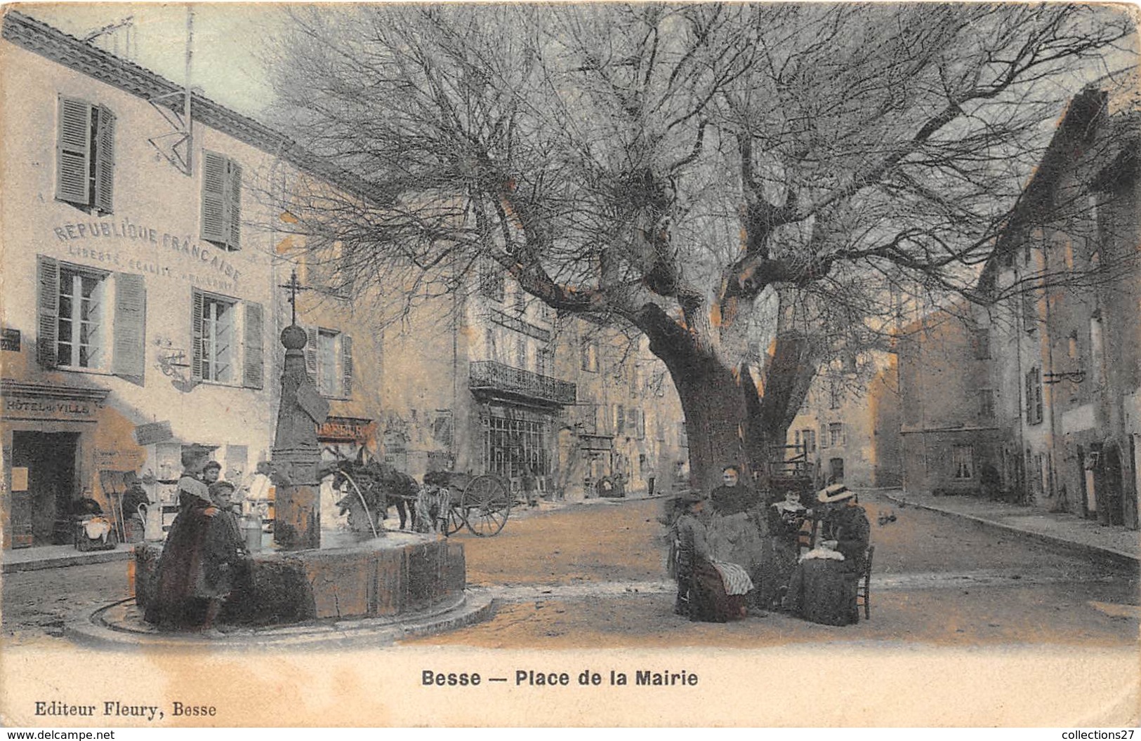83-BESSE- PLACE DE LA MAIRIE - Besse-sur-Issole