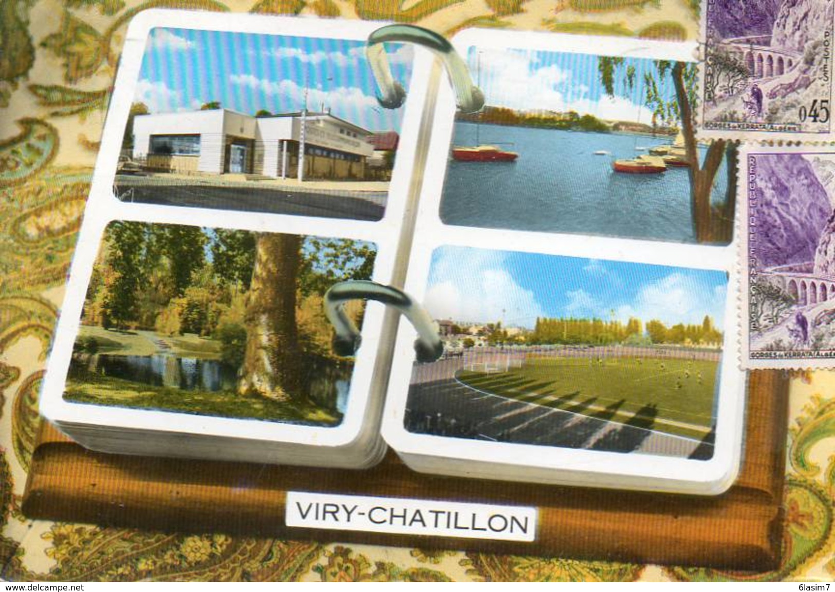 CPSM - VIRY-CHATILLON (91) - Carte Multi-Vues Dans Les Années 70 - Viry-Châtillon