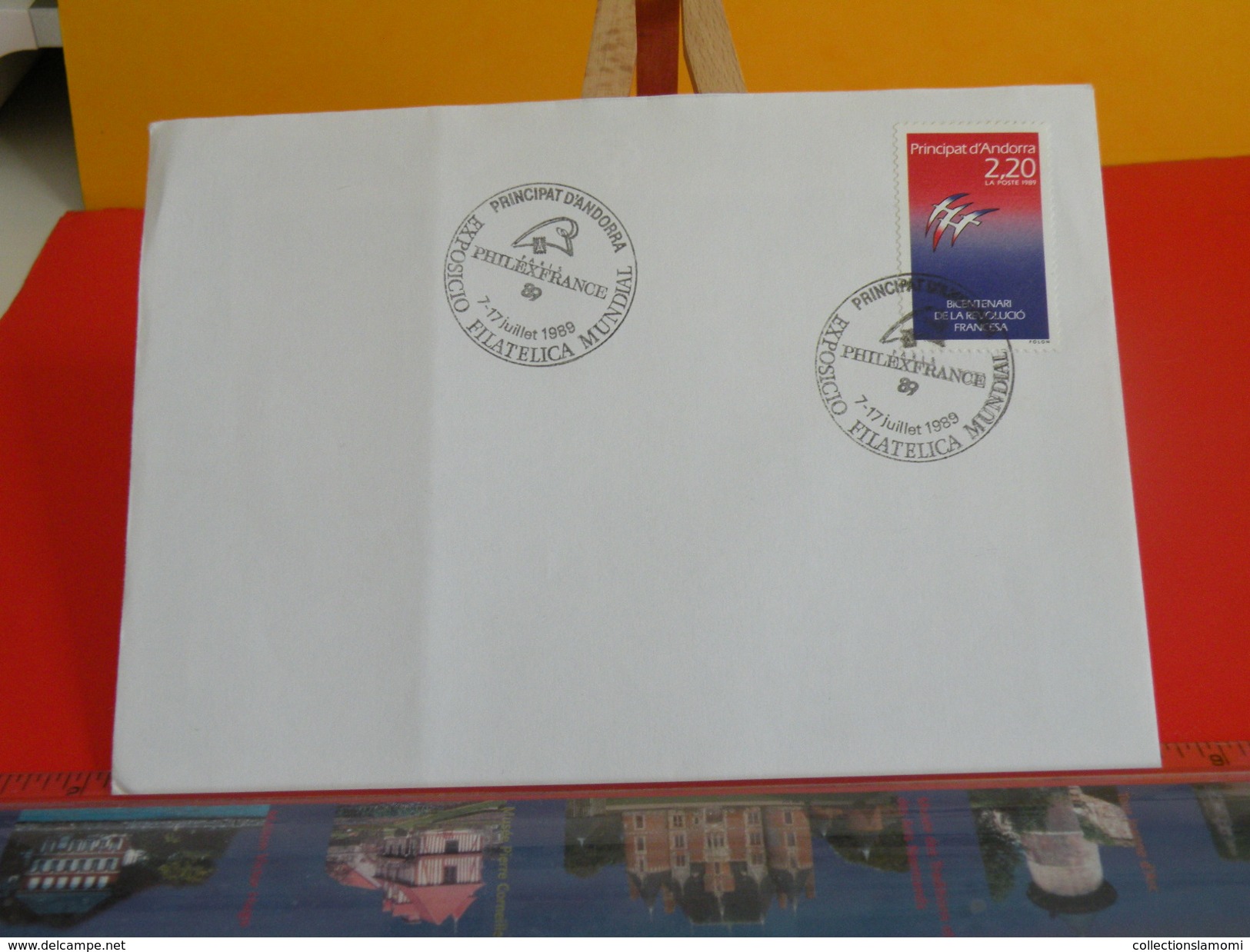 Andorre > Andorre Français > 1980-1989 > Lettres & Documents > Philexfrance - Principat D'Andorra - 7.7.1989 FDC - Storia Postale