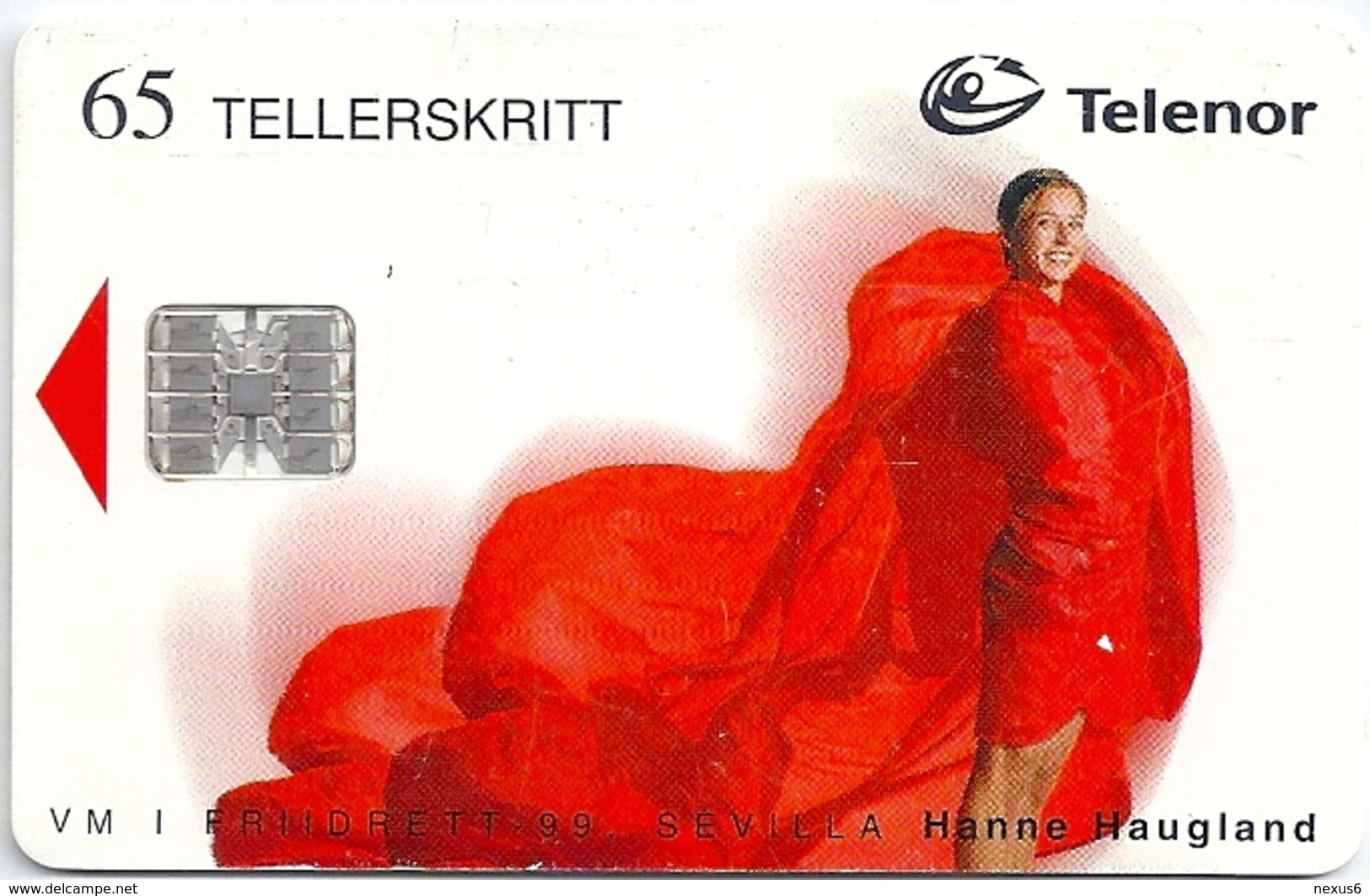 Norway - Telenor - Hanne Haugland - N-150B (Serial C96032841) - 09.1999, 10.025ex, Used - Norway