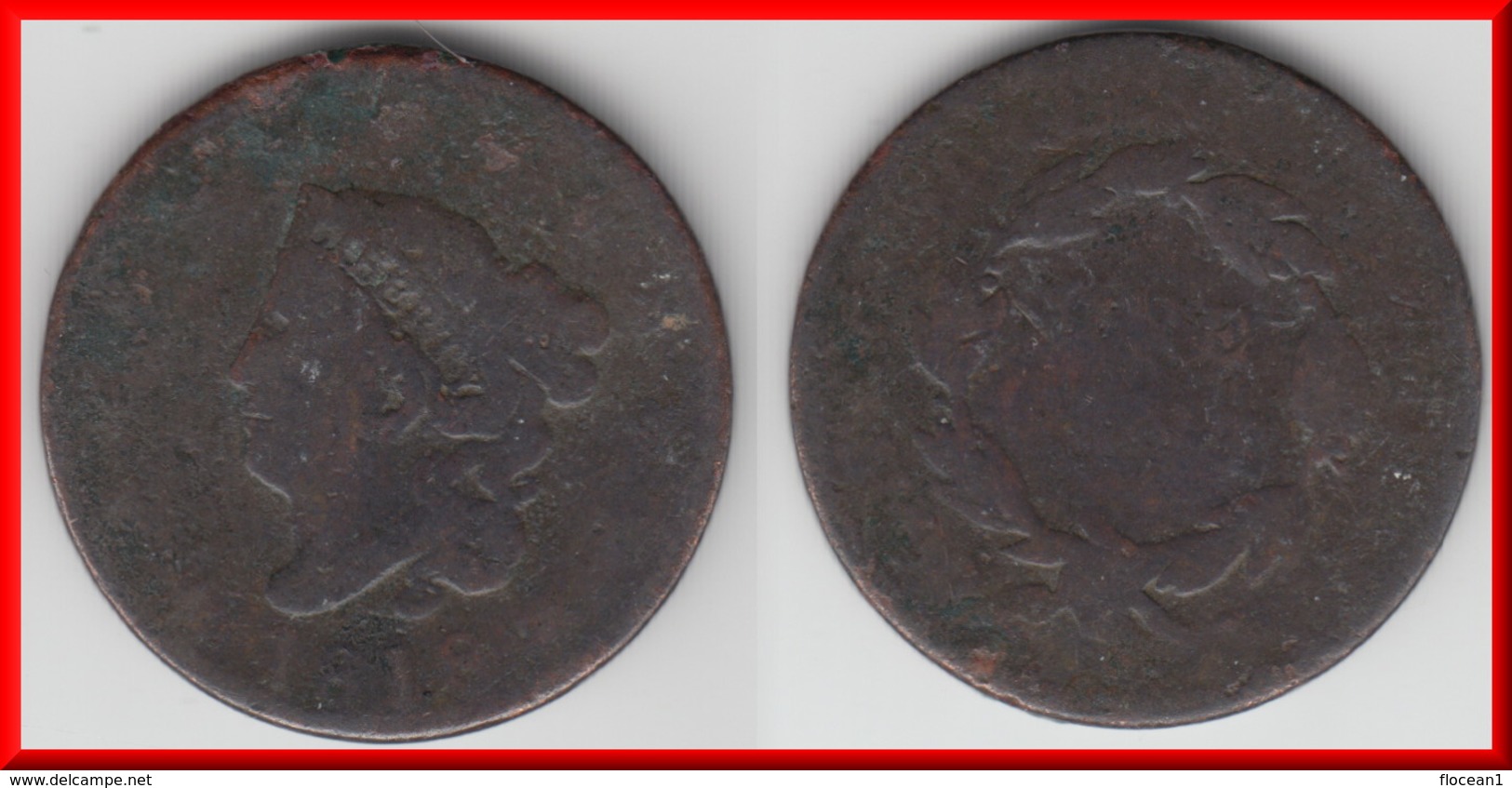 **** USA - ETATS-UNIS - 1 CENT 1818 - ONE CENT 1818 LIBERTY HEAD **** EN ACHAT IMMEDIAT !!! - 1816-1839: Coronet Head (Tête Couronnée)