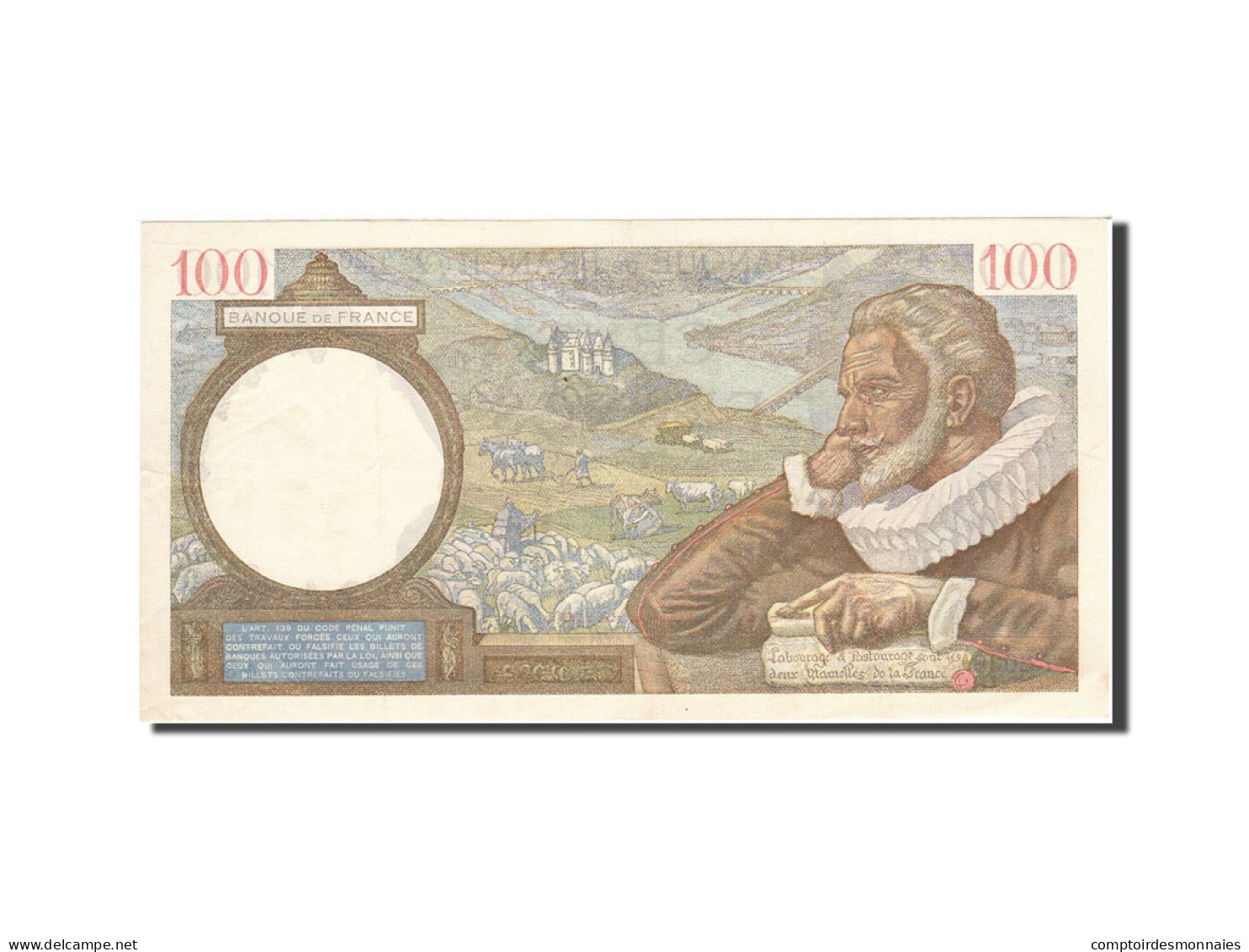 Billet, France, 100 Francs, 1939, 1939-10-05, SUP+, Fayette:26.9, KM:94 - 100 F 1939-1942 ''Sully''