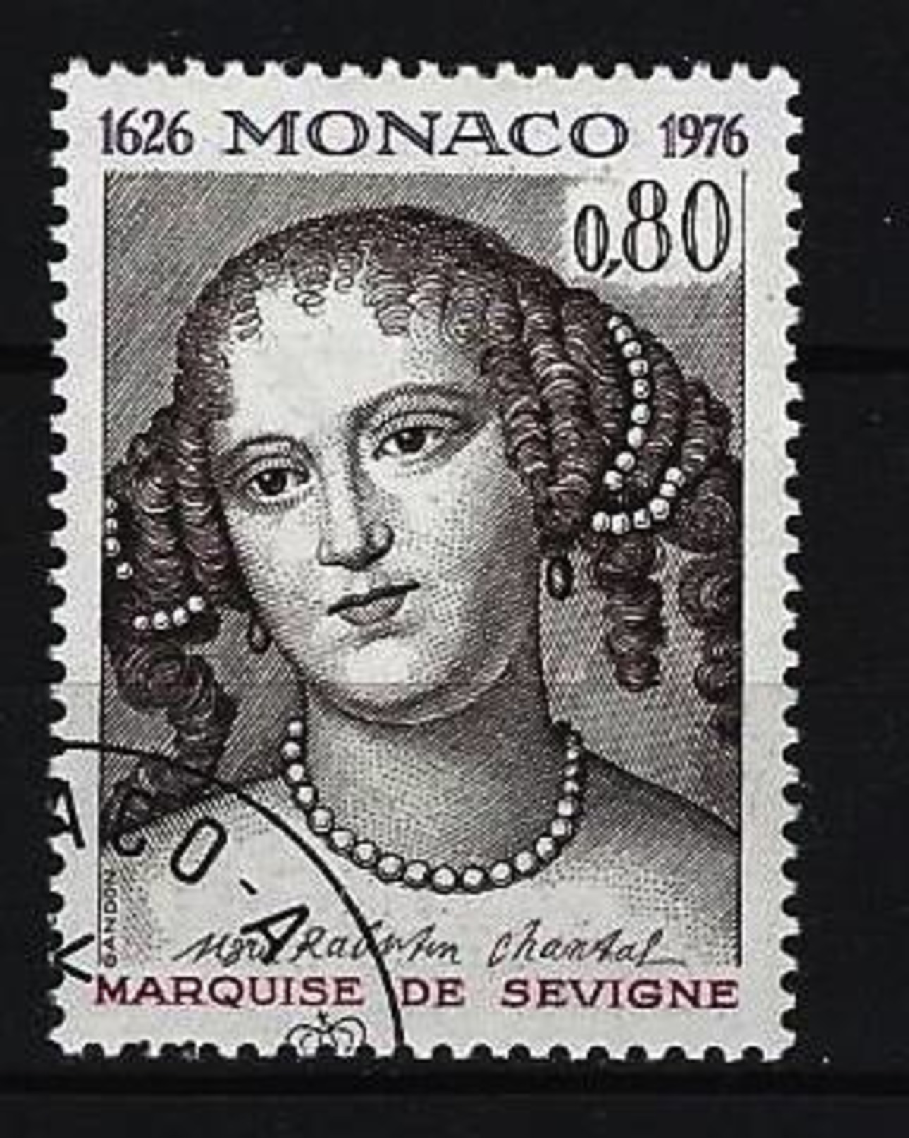 MONACO - Mi-Nr. 1240 - 350. Geburtstag Von Marie Marquise De Sévigné Gestempelt - Gebraucht