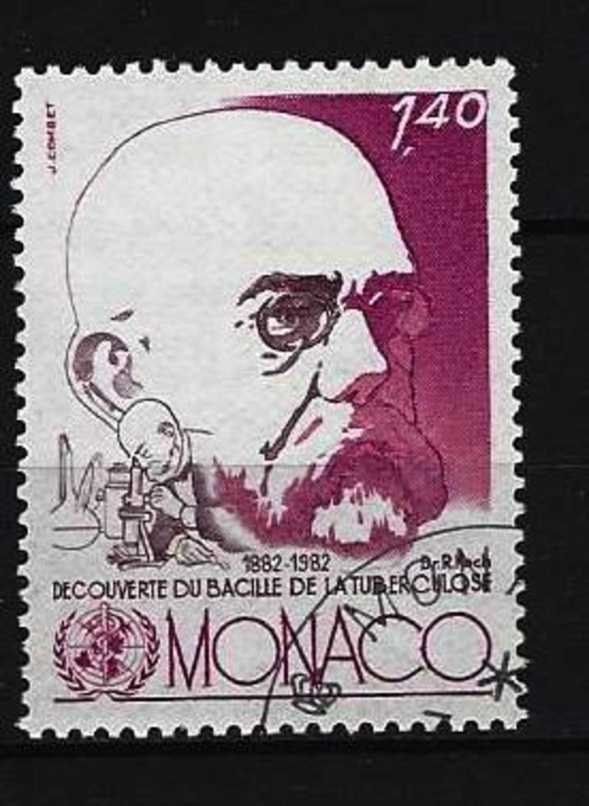 MONACO - Mi-Nr. 1537 - 100. Jahrestag Der Entdeckung Des Tuberkulose-Erregers Durch Robert Koch Gestempelt - Used Stamps