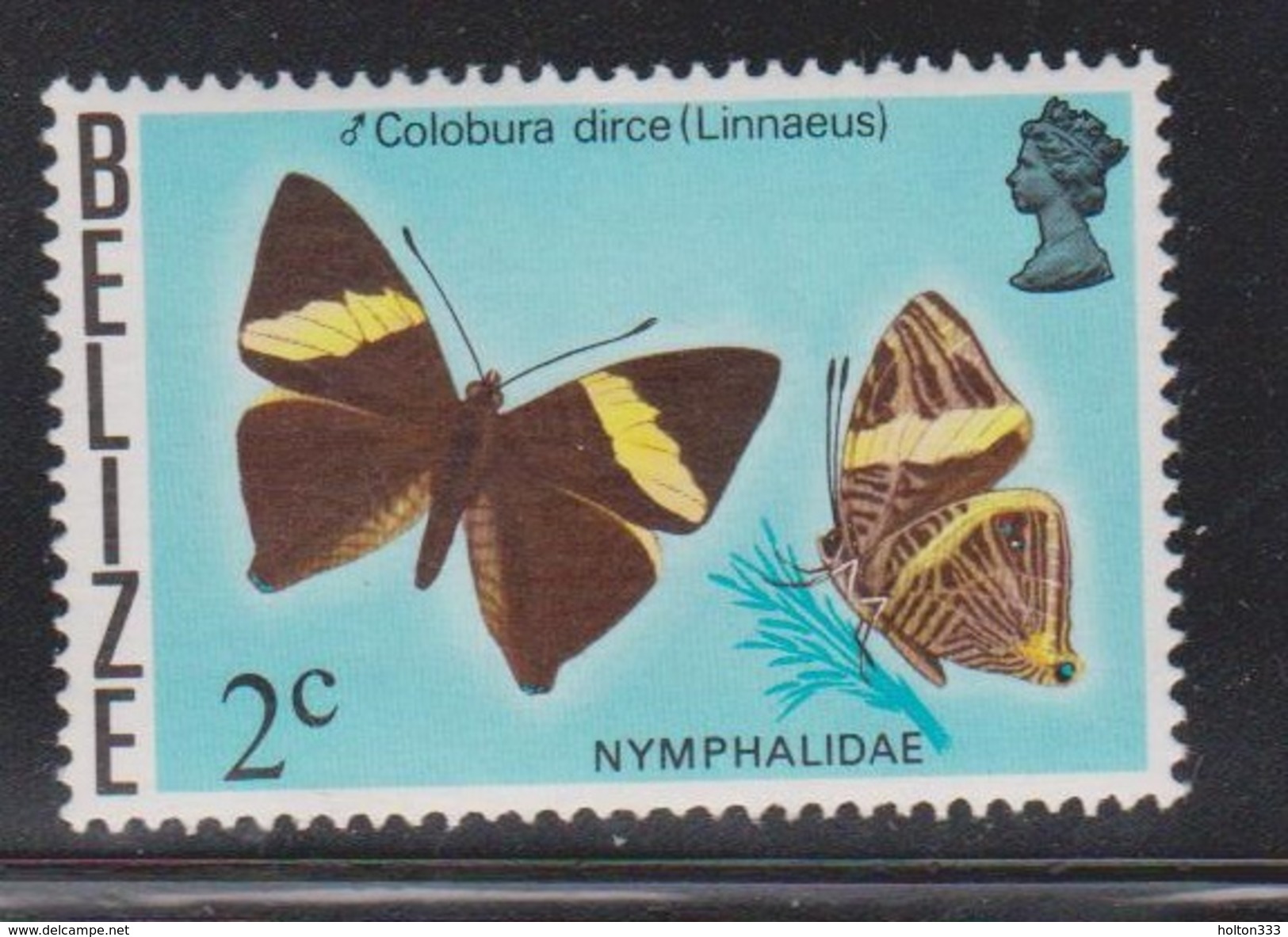 BELIZE Scott # 347 MNH - Butterfly - Belize (1973-...)