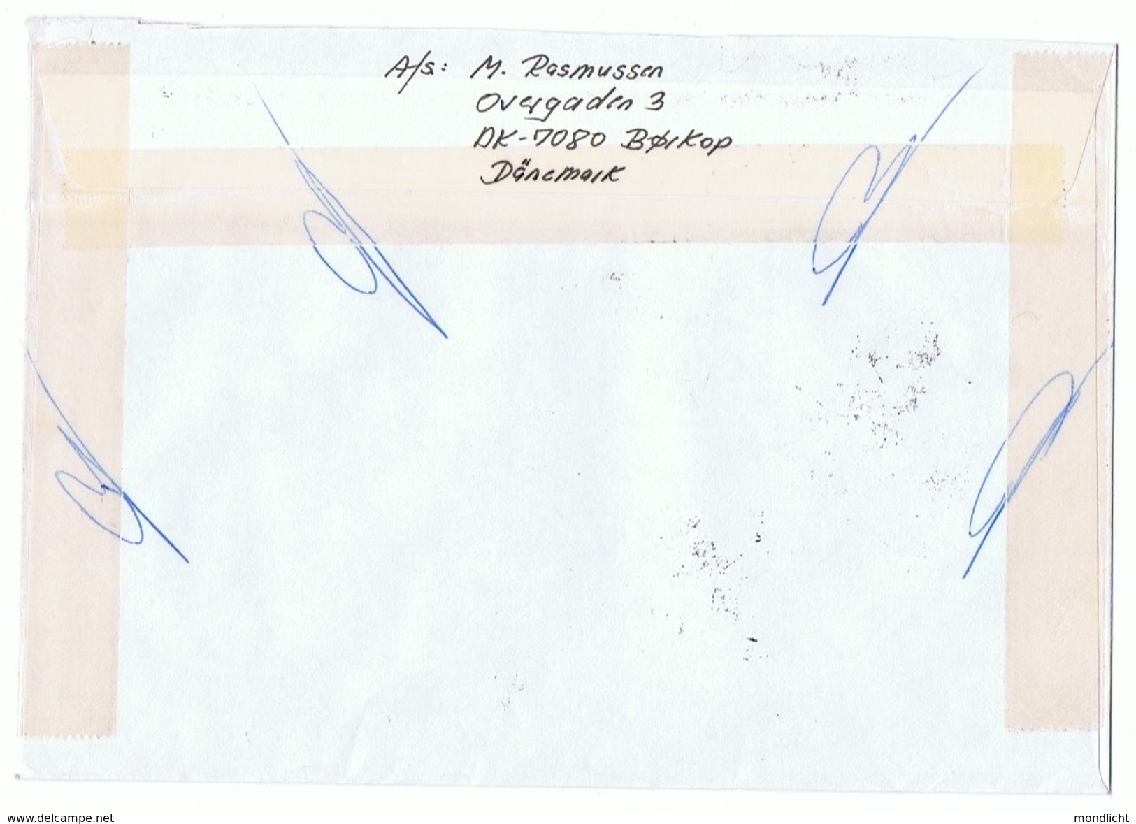 Dänemark, Einschreiben, Luftpost, 1992. - Briefe U. Dokumente